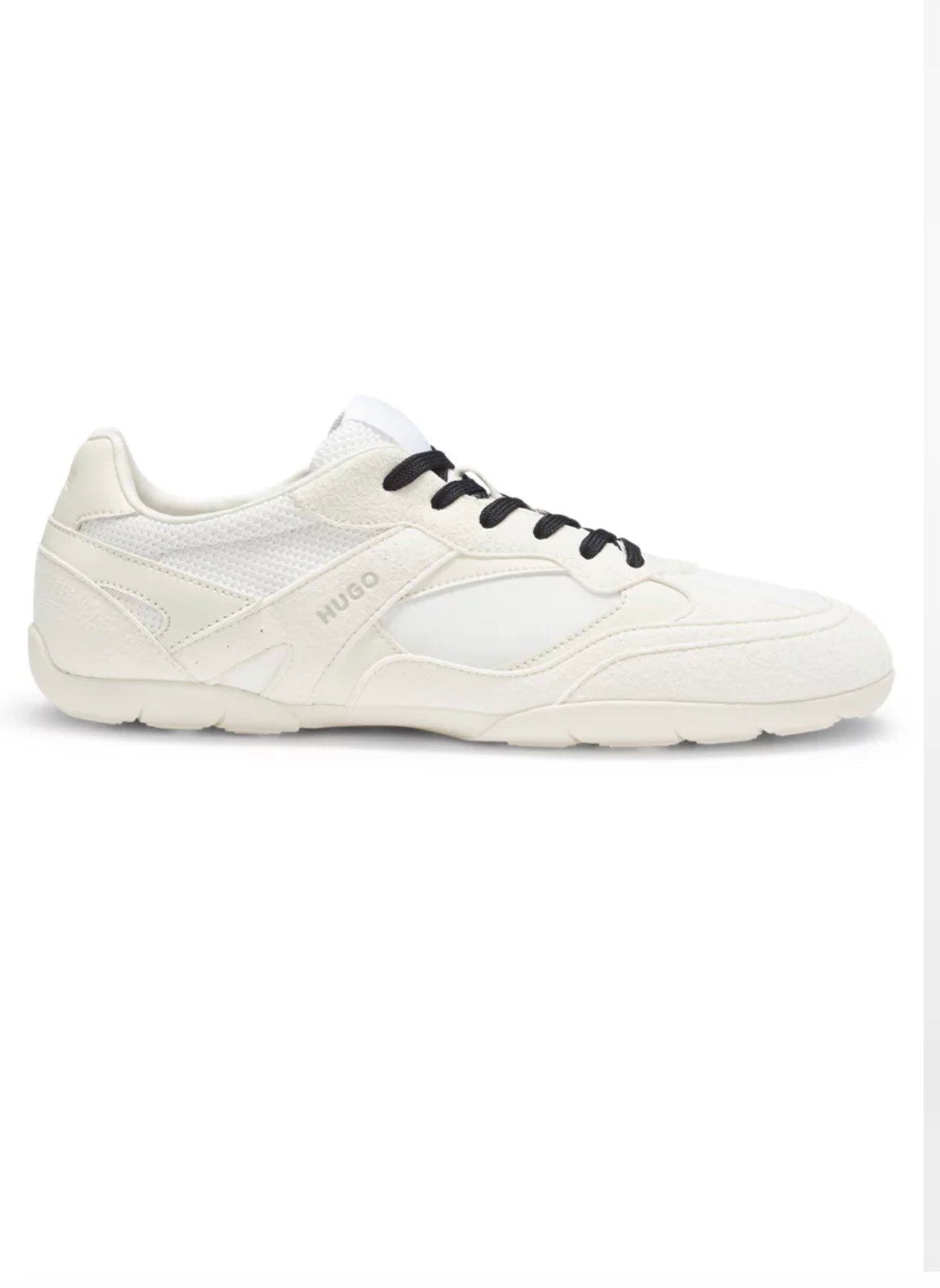 Sneaker Basic HUGO in Pelle con Logo e Suola in Gomma 3553 - De Matteo Uomo
