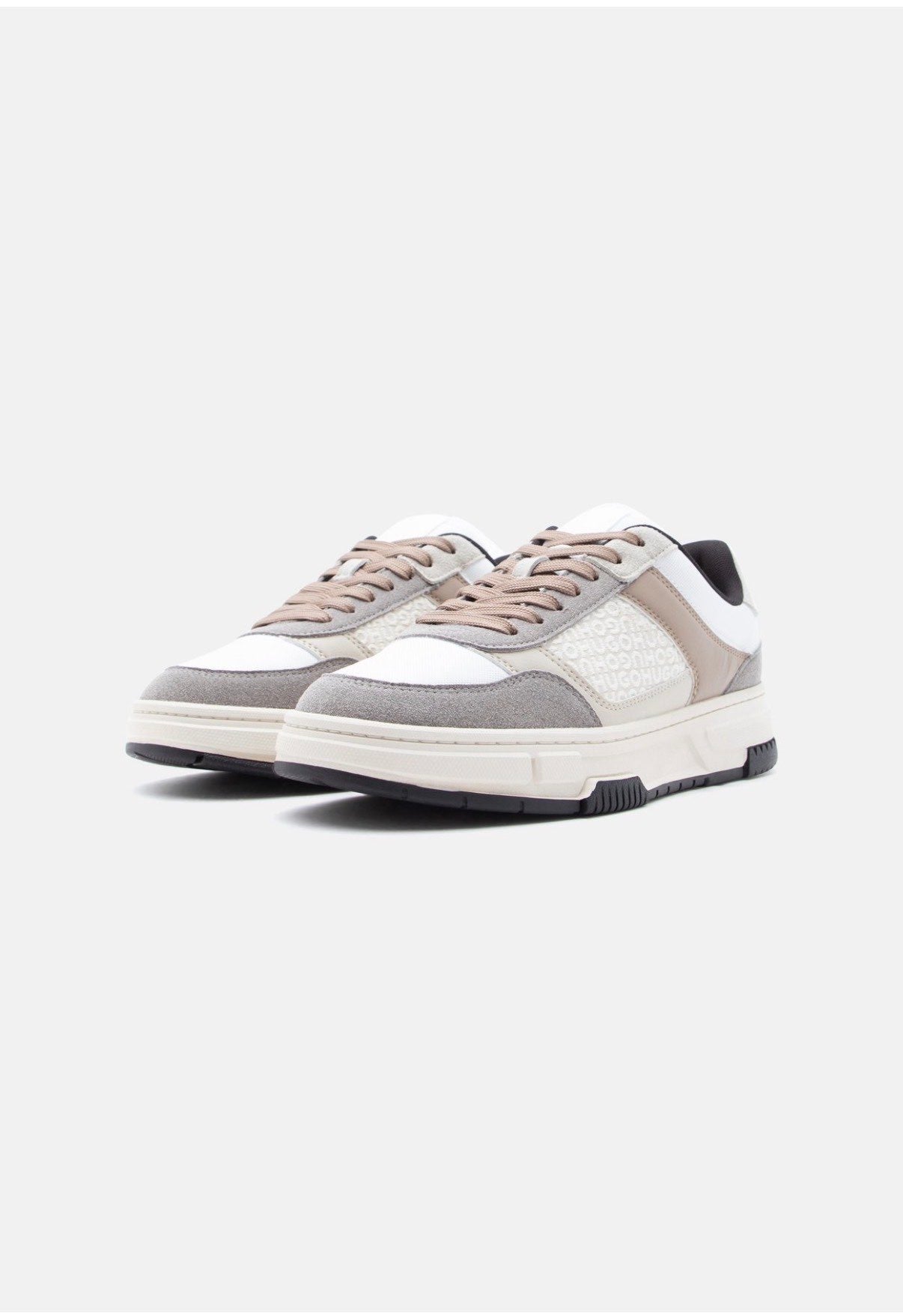 Sneaker Basic HUGO in Pelle con Logo e Suola in Gomma 3588 - De Matteo Uomo