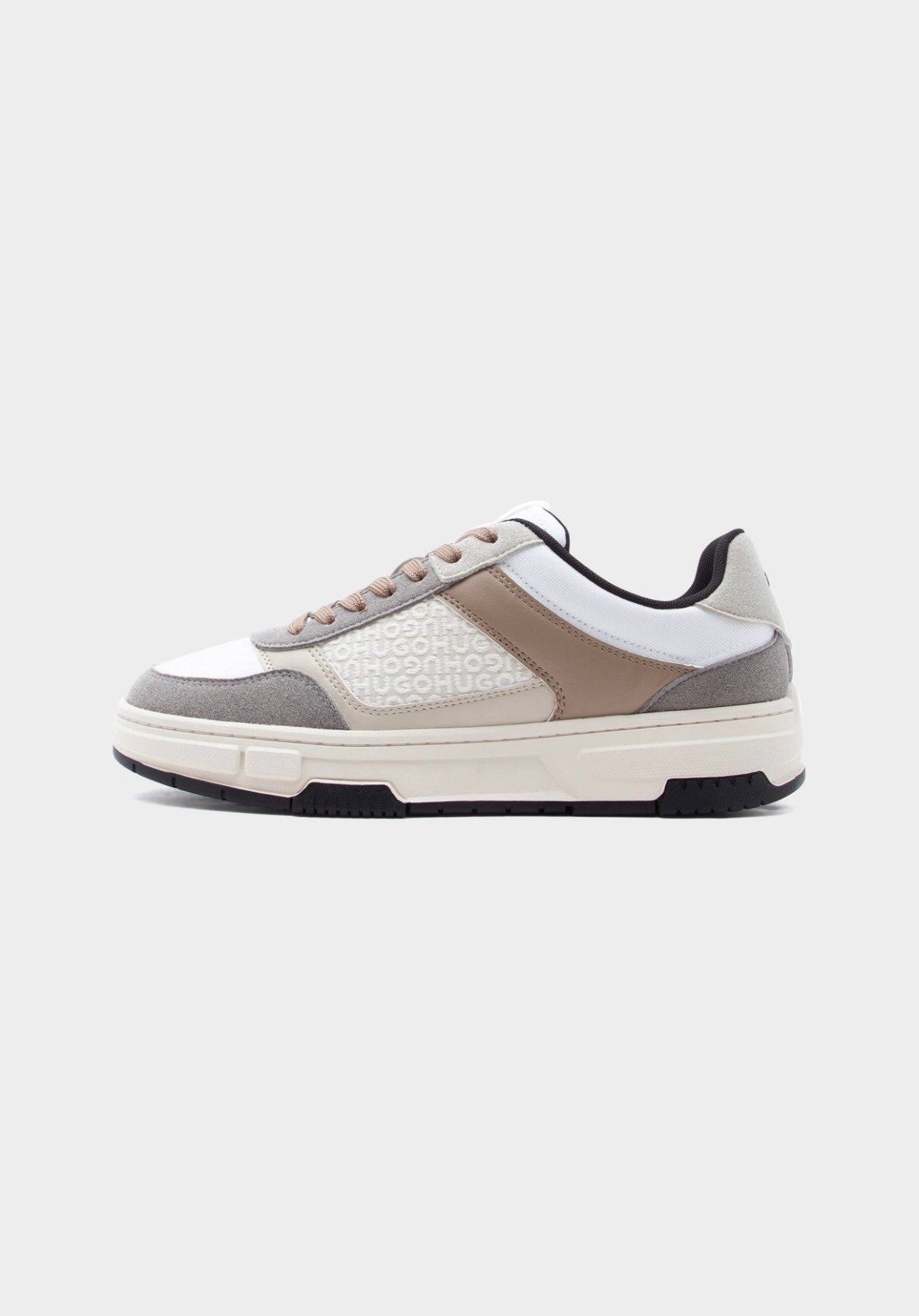 Sneaker Basic HUGO in Pelle con Logo e Suola in Gomma 3588 - De Matteo Uomo
