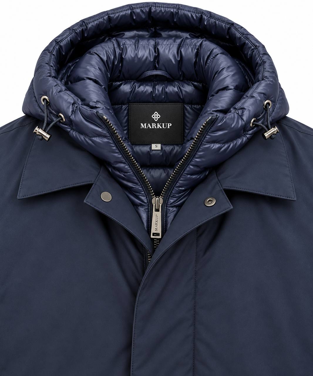 Trench Uomo Termico e Idrorepellente con Cappuccio Removibile - De Matteo Uomo