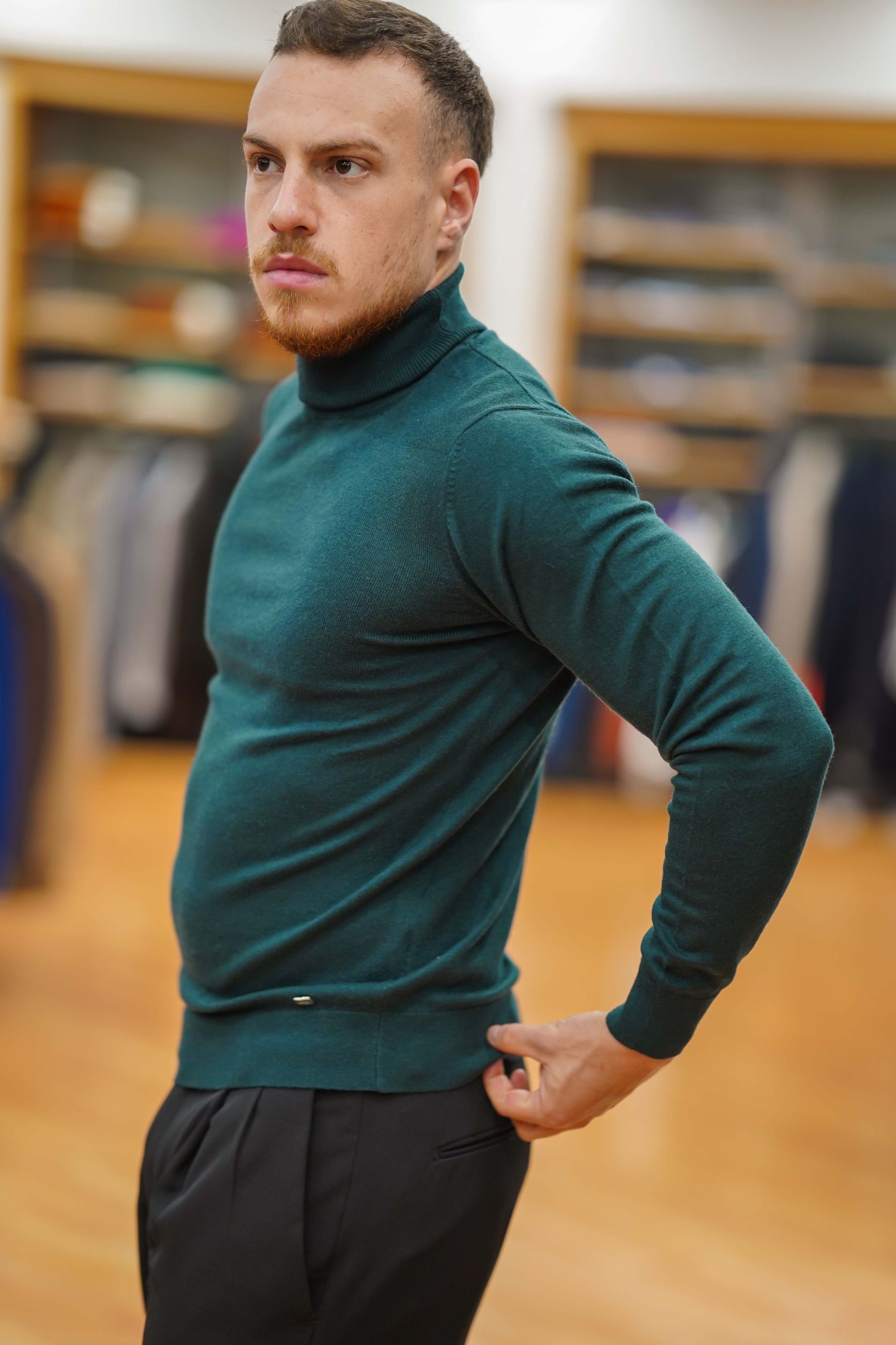 MARK UP Dolcevita Uomo con Collo, Polsi e Fondo Elasticizzati mk790118