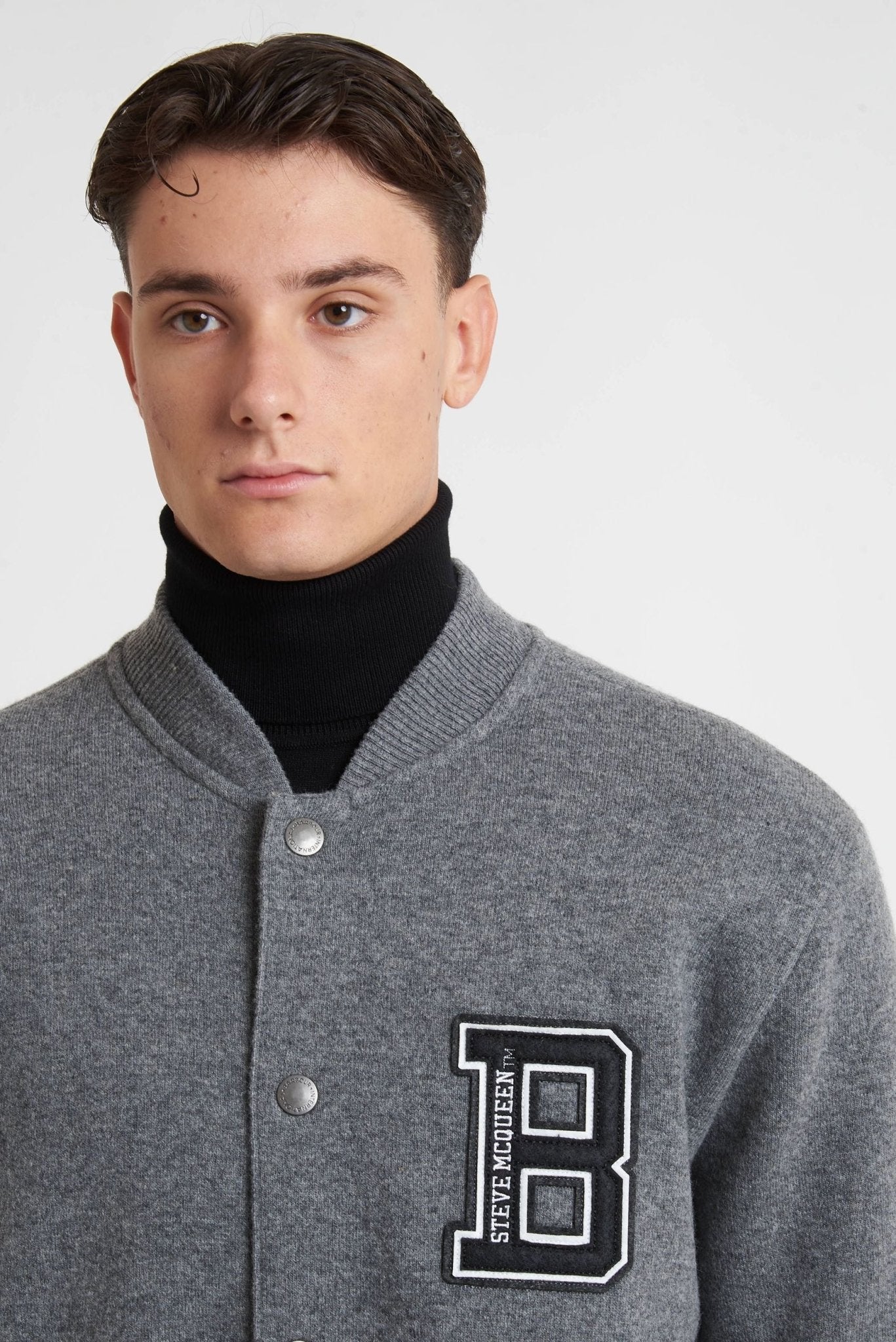 BARBOUR INTERNATIONAL X STEVE MCQUEEN COLLEGE IN LANA MODELLO GY57 - De Matteo Uomo