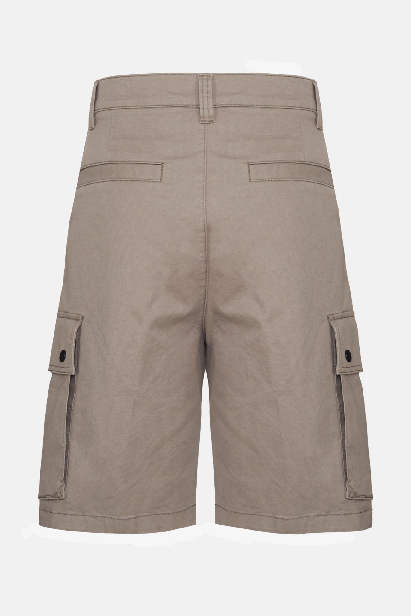 Bermuda Basic Taupe con Tasconi Laterali 6891 - De Matteo Uomo