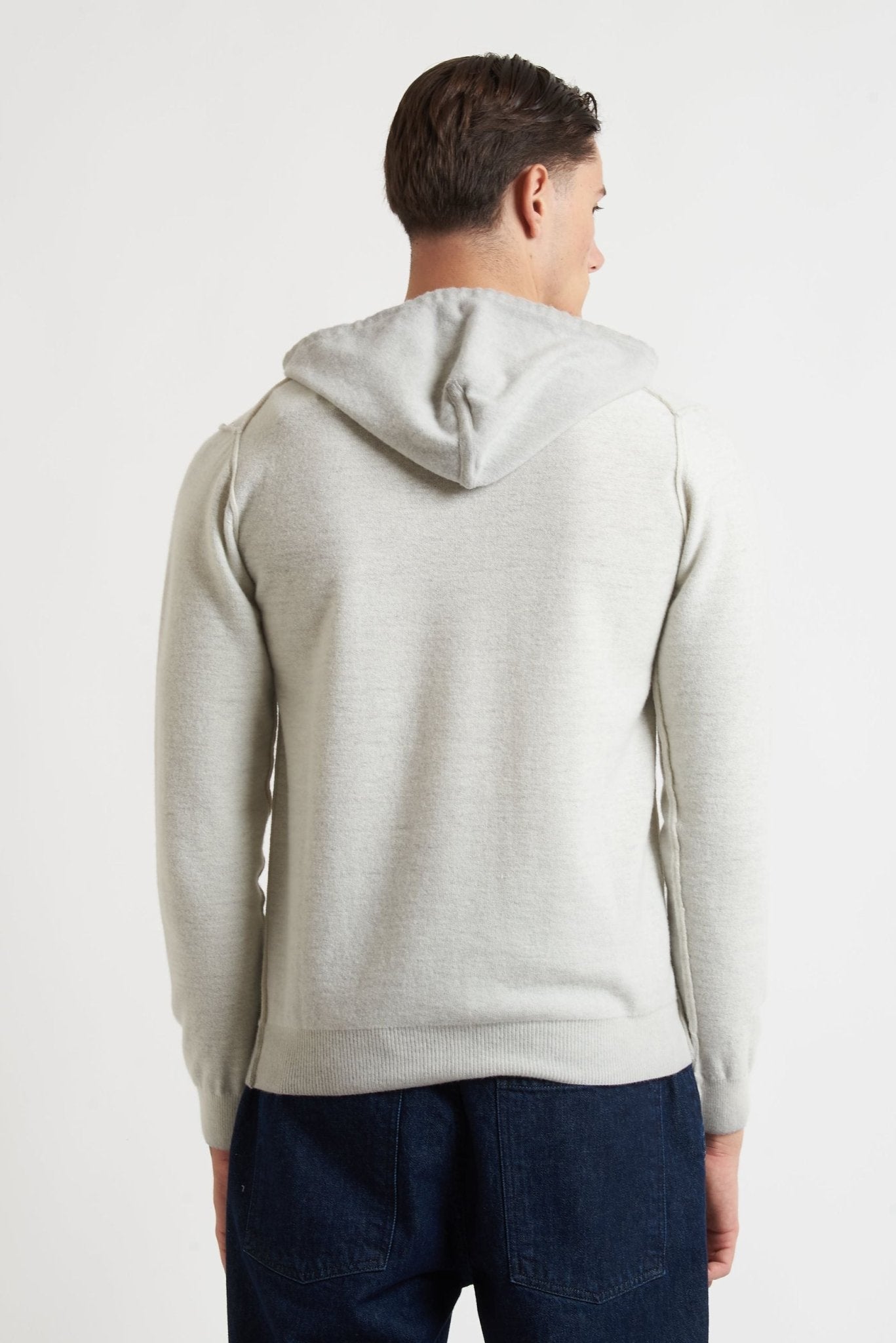 BOB Felpa con cappuccio stampata reversibile modello sally - De Matteo Uomo