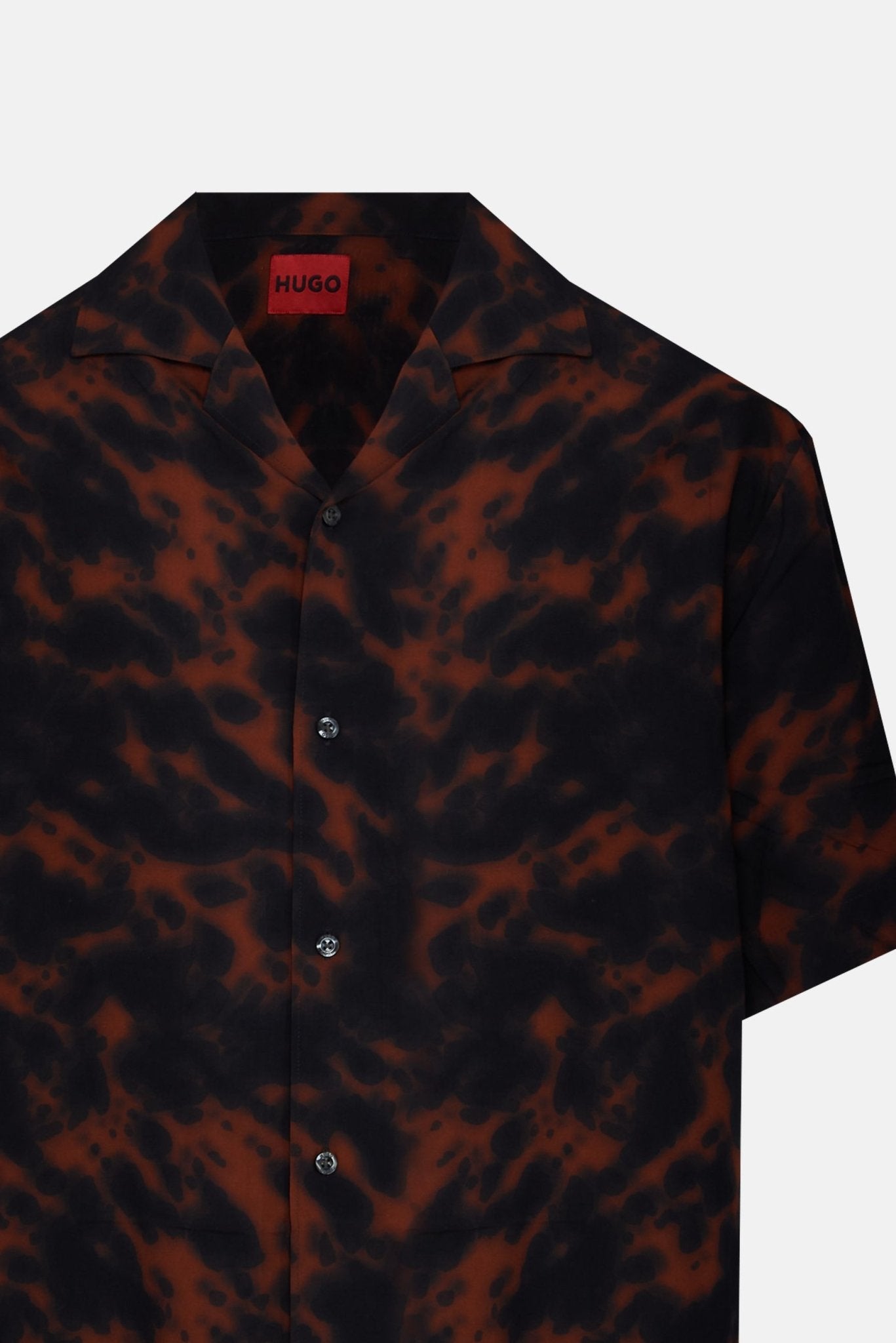 Camicia Mezza Manica Morbida con Collo Bowling 0596 - De Matteo Uomo