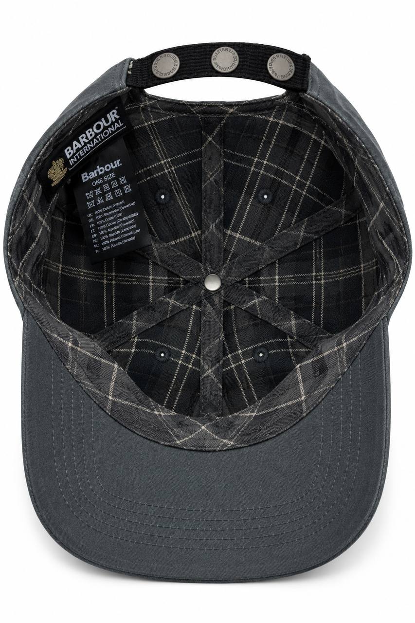 Cappello Uomo in Cotone Cerato con Logo Frontale - De Matteo Uomo