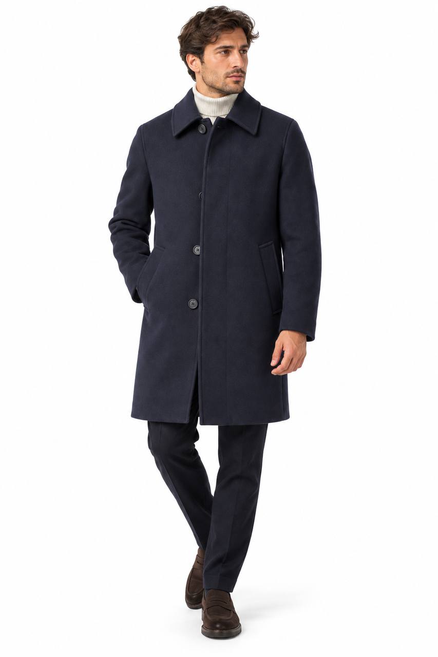 Cappottino Uomo Modello Loden in Lana Vergine - De Matteo Uomo