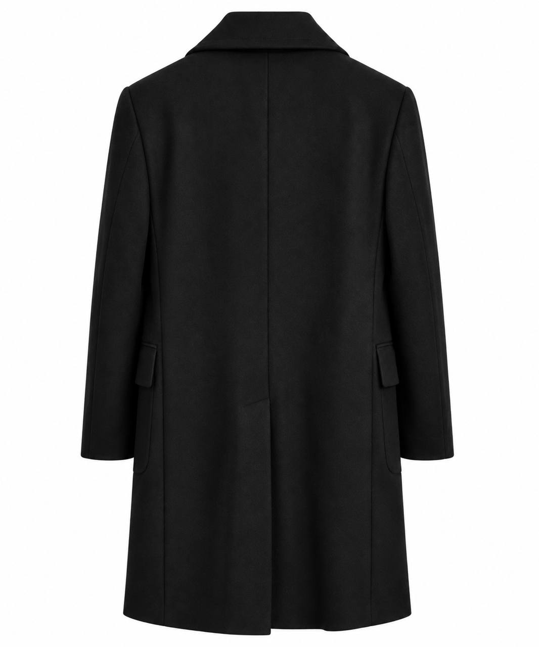 Cappotto doppiopetto con tascone e rever ampio - De Matteo Uomo