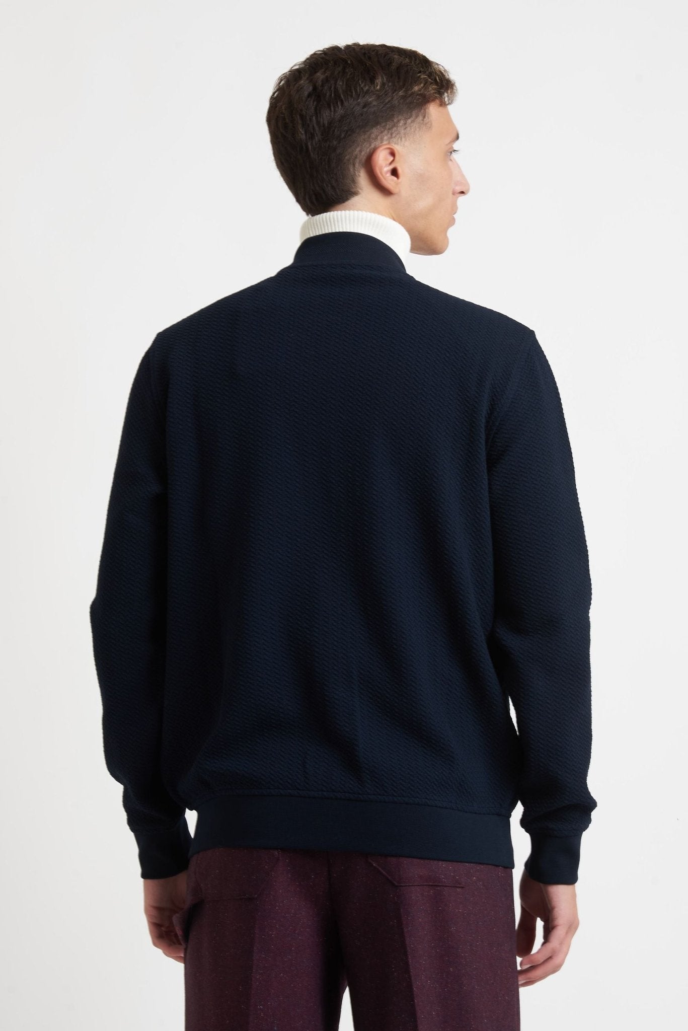 Cardigan BUGATTI con Fantasia nel Tessuto 85172D - De Matteo Uomo