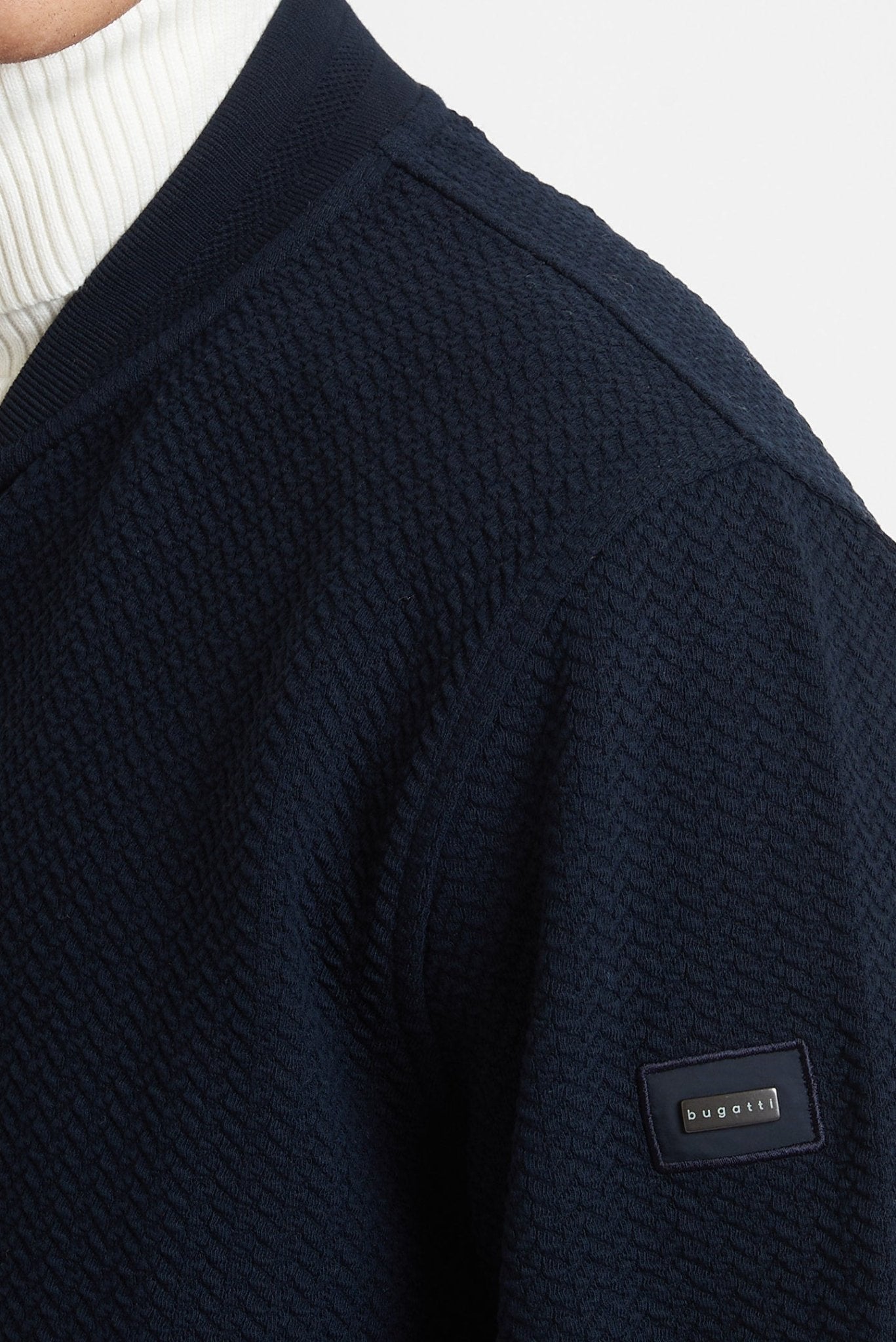 Cardigan BUGATTI con Fantasia nel Tessuto 85172D - De Matteo Uomo