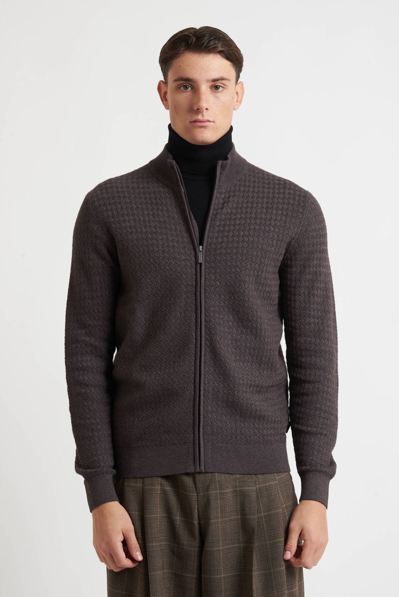 Cardigan BUGTTI con Fantasia nel Tessuto 85524D - De Matteo Uomo