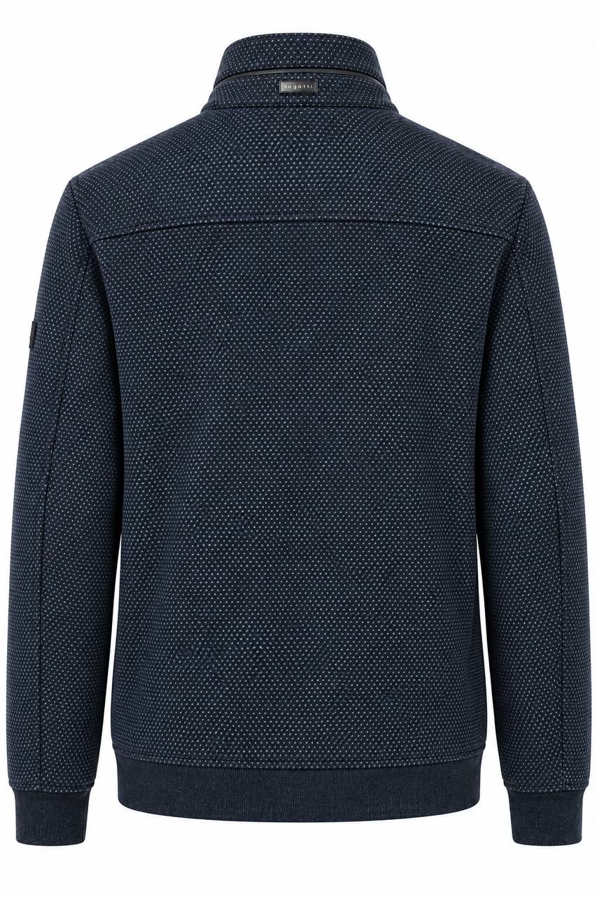 Cardigan Uomo con Cerniera e Microfantasia - De Matteo Uomo