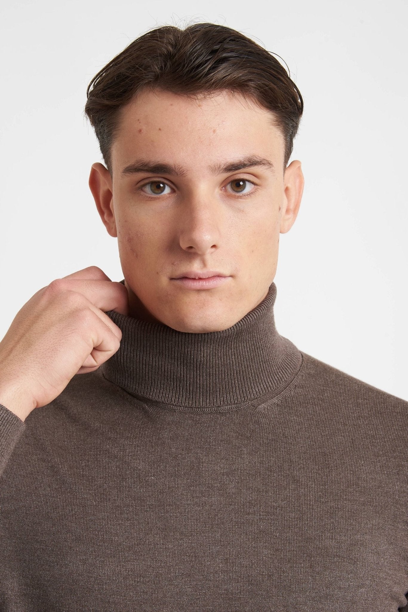 Dolcevita MARK UP Basic Nera in 100% Viscosa MK20015 - De Matteo Uomo