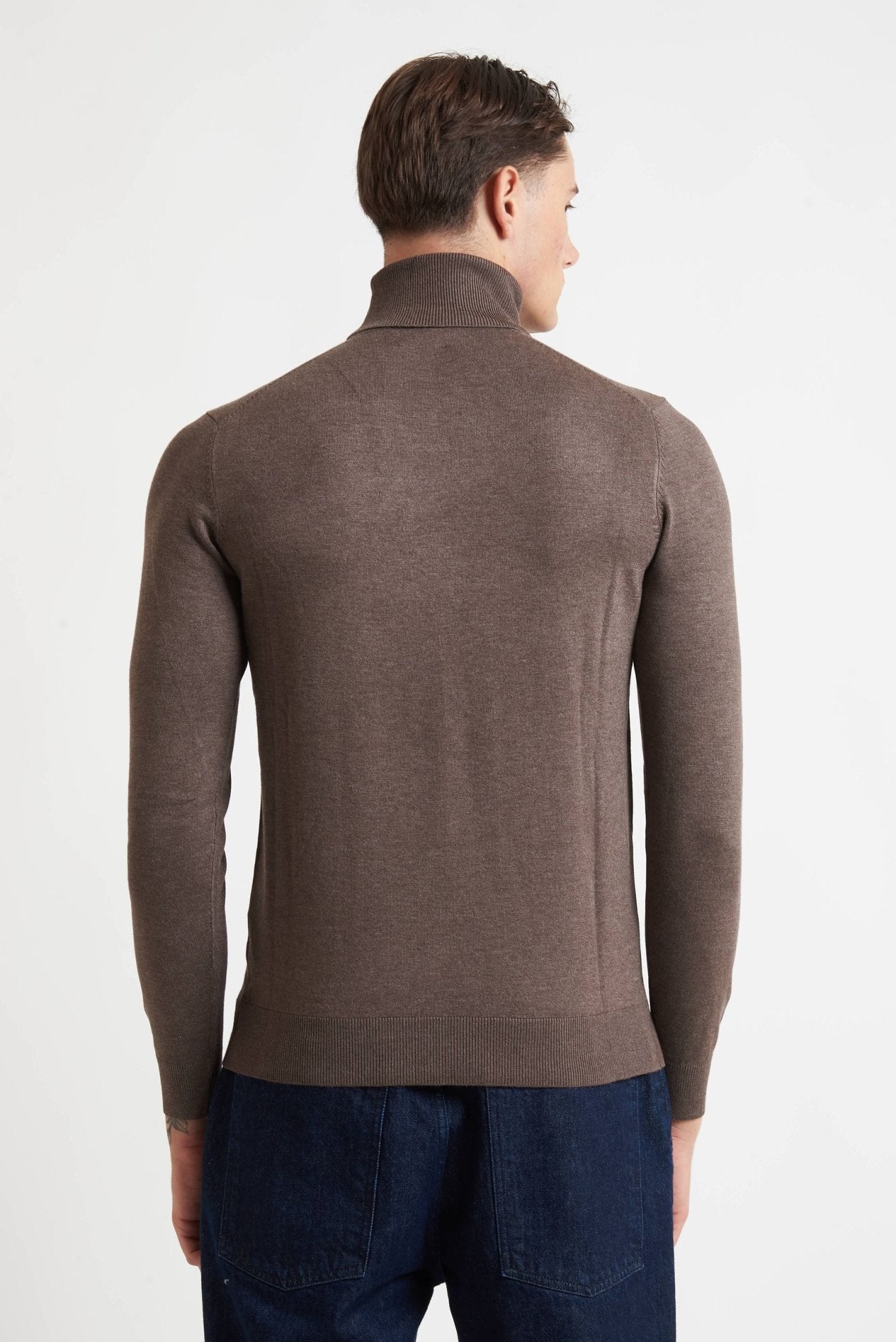 Dolcevita MARK UP Basic Nera in 100% Viscosa MK20015 - De Matteo Uomo