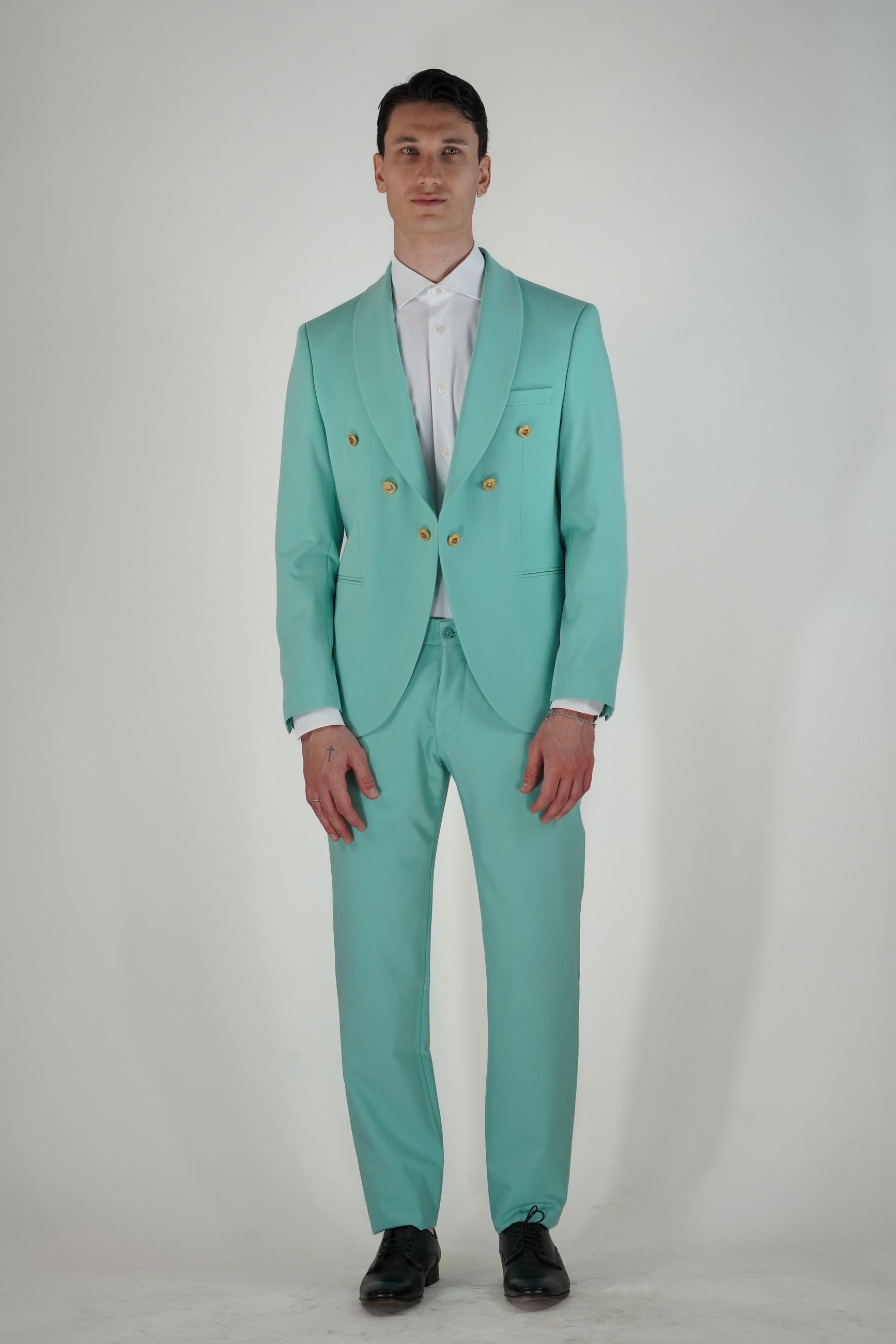 Abito Doppiopetto con Mezza Fodera e Pantalone Coordinato