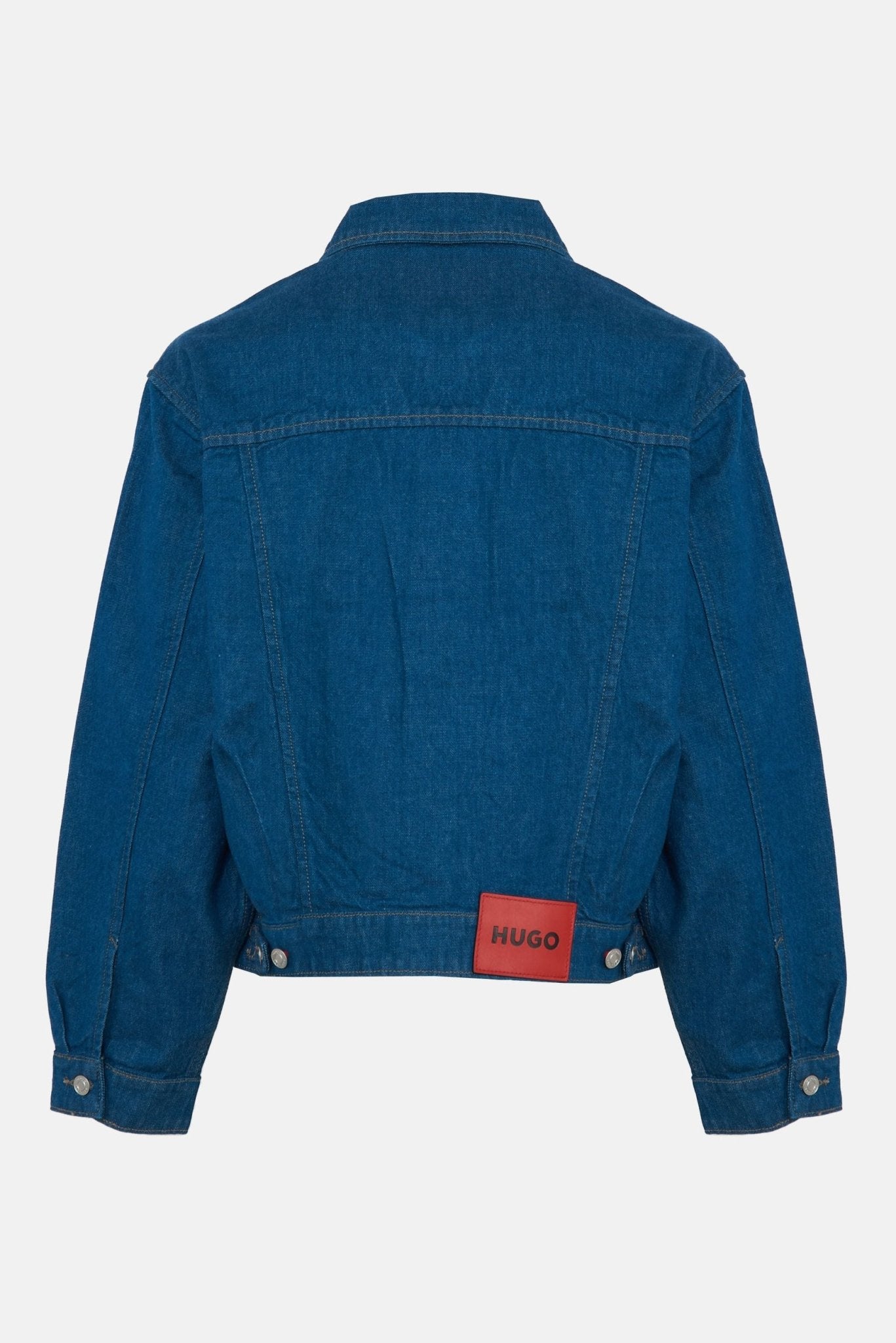 Giacca di Jeans Cropped con Chiusura Bottoni 6162 - De Matteo Uomo
