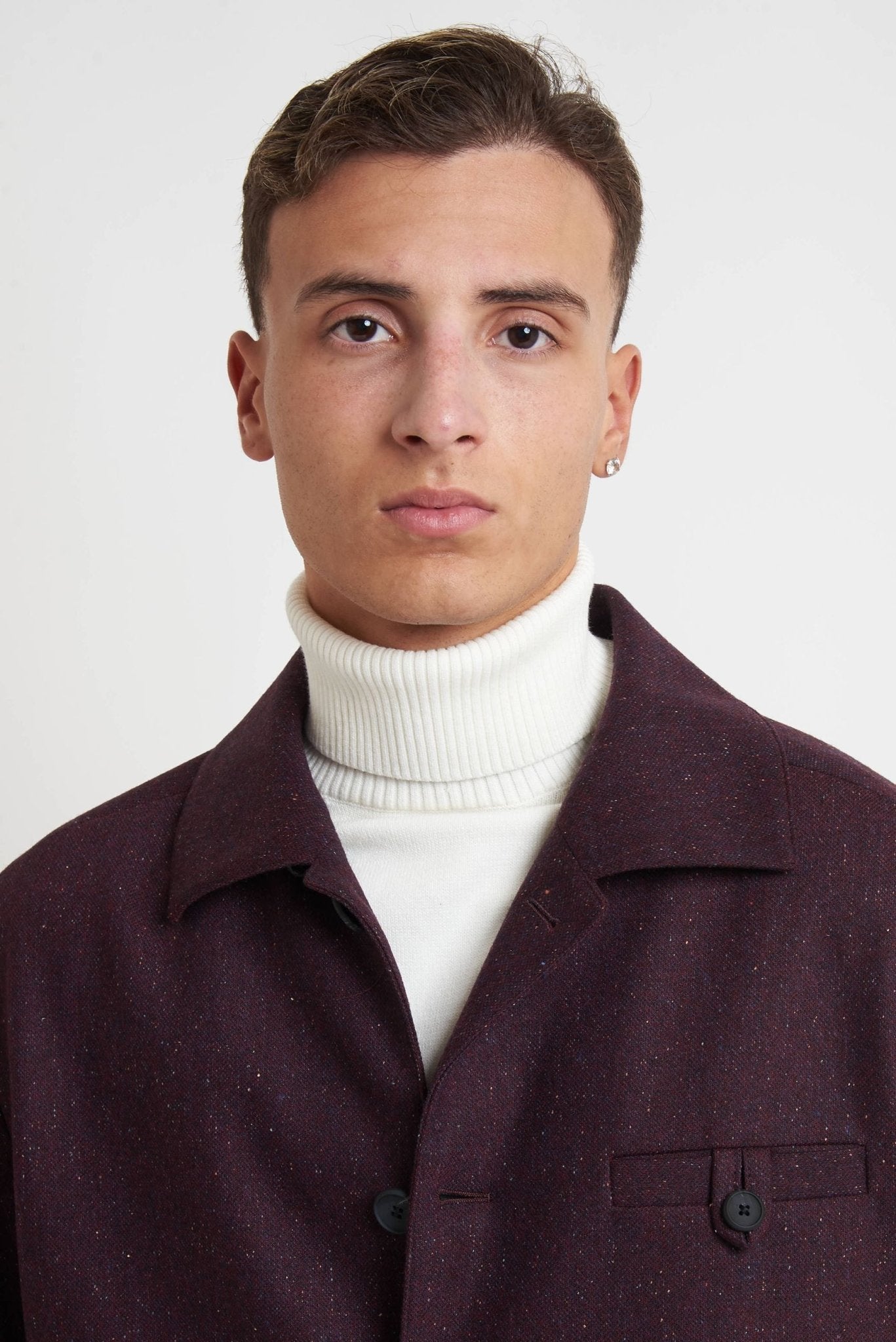 HUGO Uomo Overshirt con Collo Camicia Chiusura a Bottoni MODELLO 9035 - De Matteo Uomo