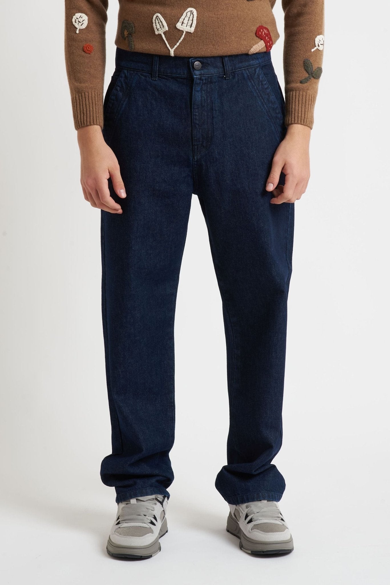 Jeans PRIME HOMME con Tasche America e Fondo 22 cm MODELLO AG3641 - De Matteo Uomo