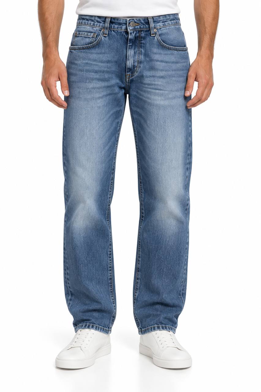 Jeans Uomo Basic 5 Tasche in Cotone - De Matteo Uomo