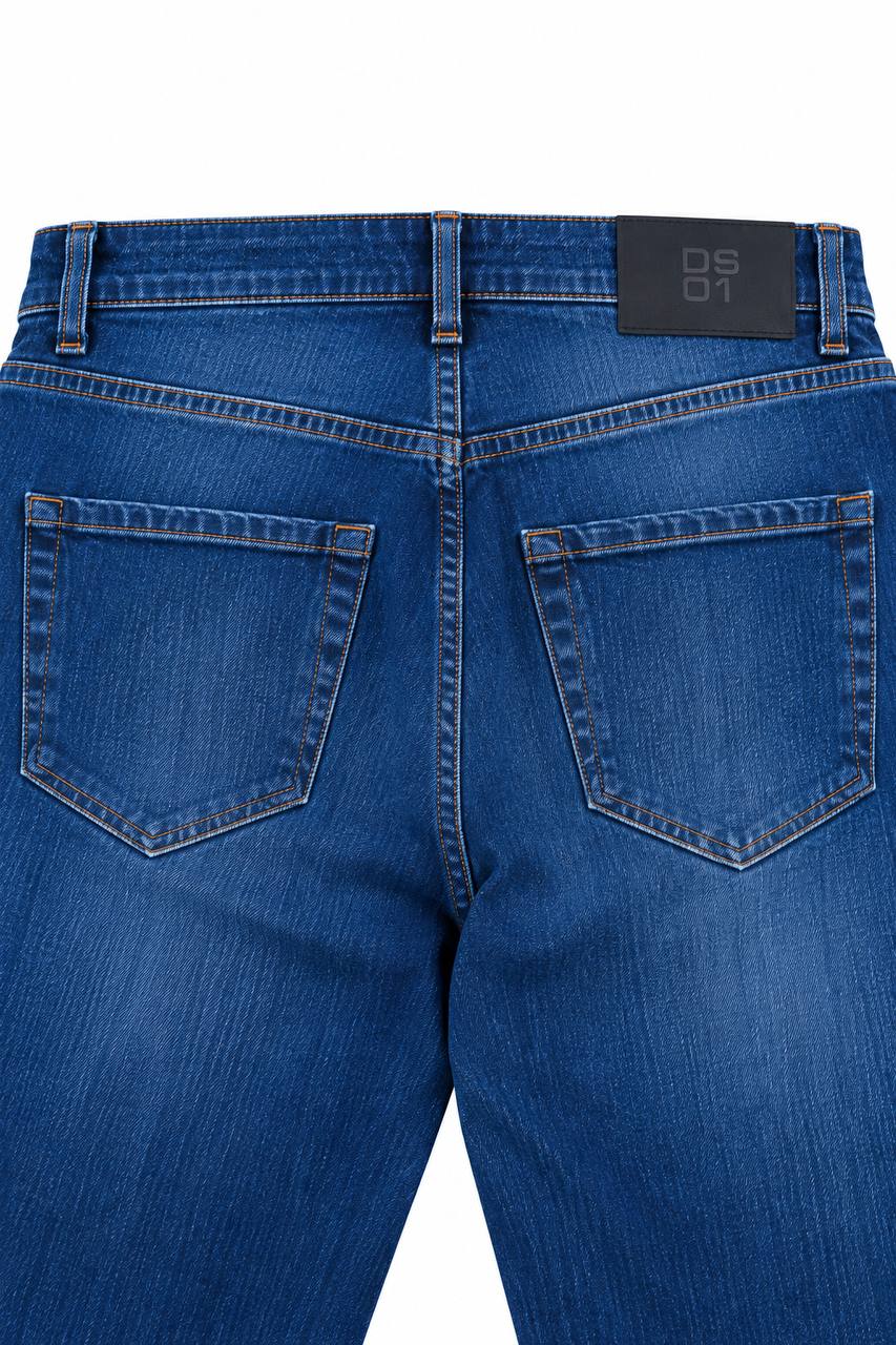 Jeans Uomo Basic 5 Tasche in Cotone Elasticizzato - De Matteo Uomo