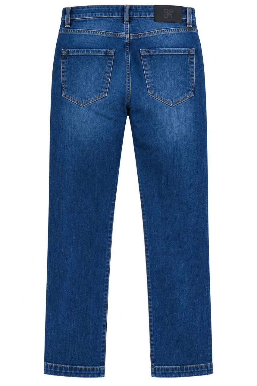 Jeans Uomo Basic 5 Tasche in Cotone Elasticizzato - De Matteo Uomo