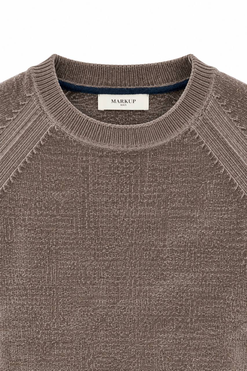 Maglia Basic in Ciniglia con Manica Raglan - De Matteo Uomo