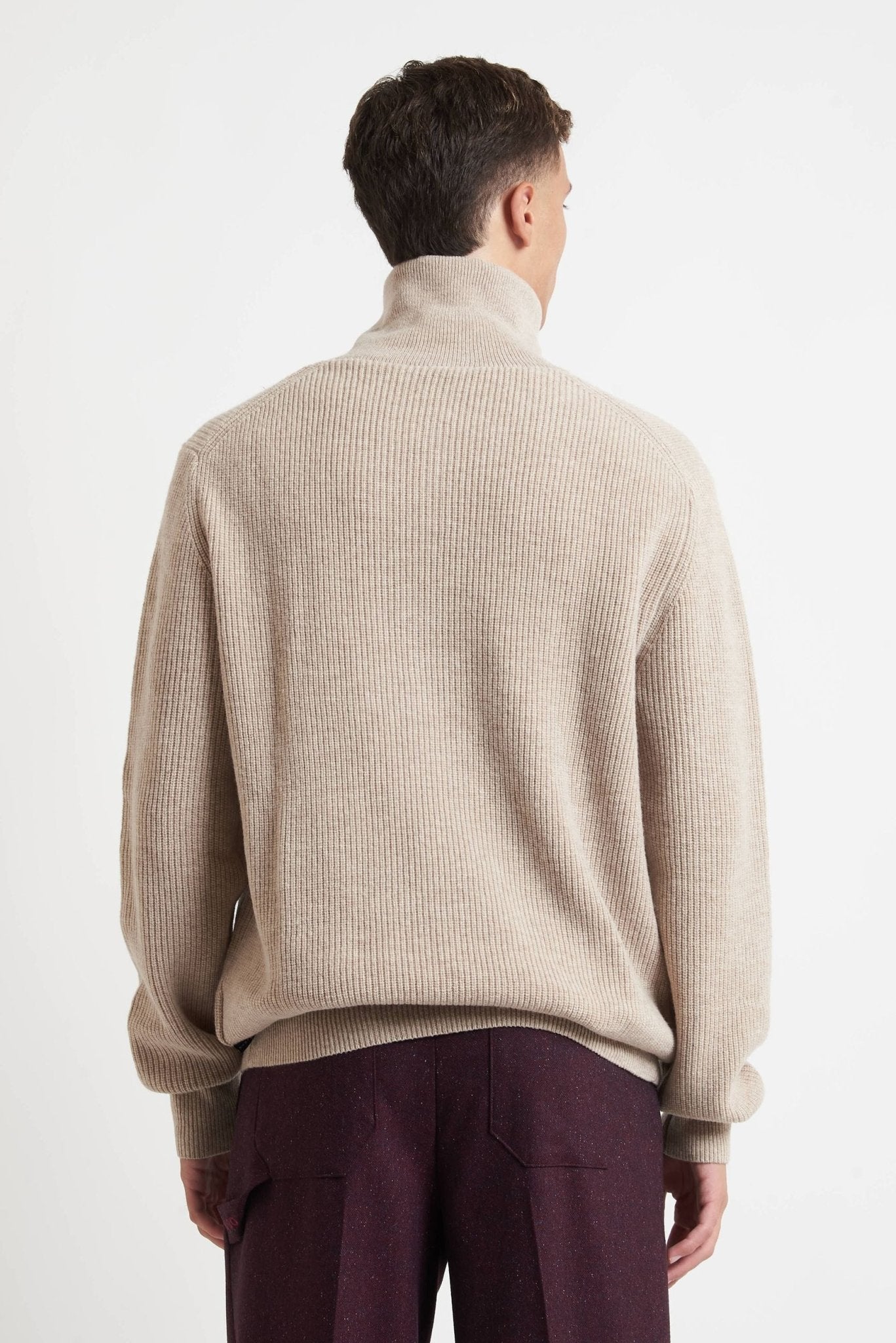 Maglia BUGATTI con Mezza Zip e Collo Lungo 85566D - De Matteo Uomo