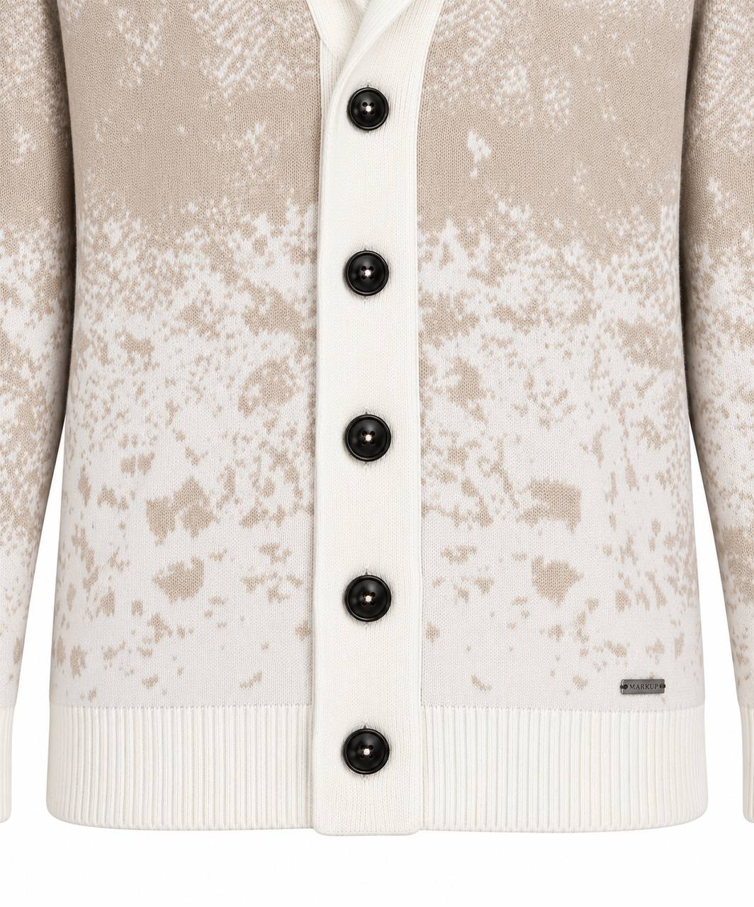 Maglia cardigan con rever a scialle - De Matteo Uomo