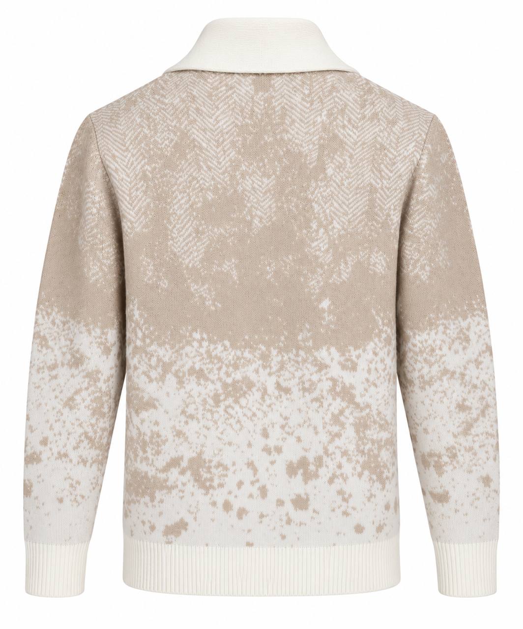 Maglia cardigan con rever a scialle - De Matteo Uomo