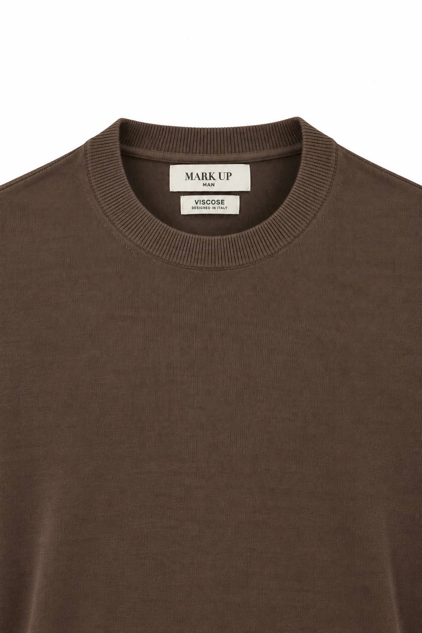 Maglia Girocollo Basic da Uomo - De Matteo Uomo