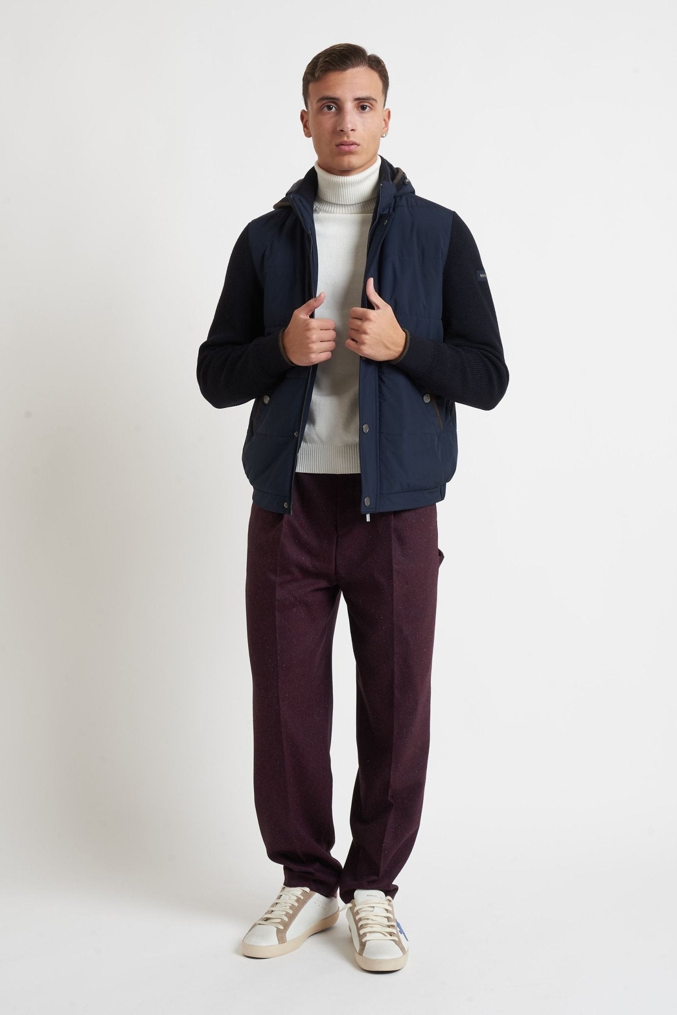 Maglia Giubbino BUGATTI con Cappuccio Removibile 85559d - De Matteo Uomo