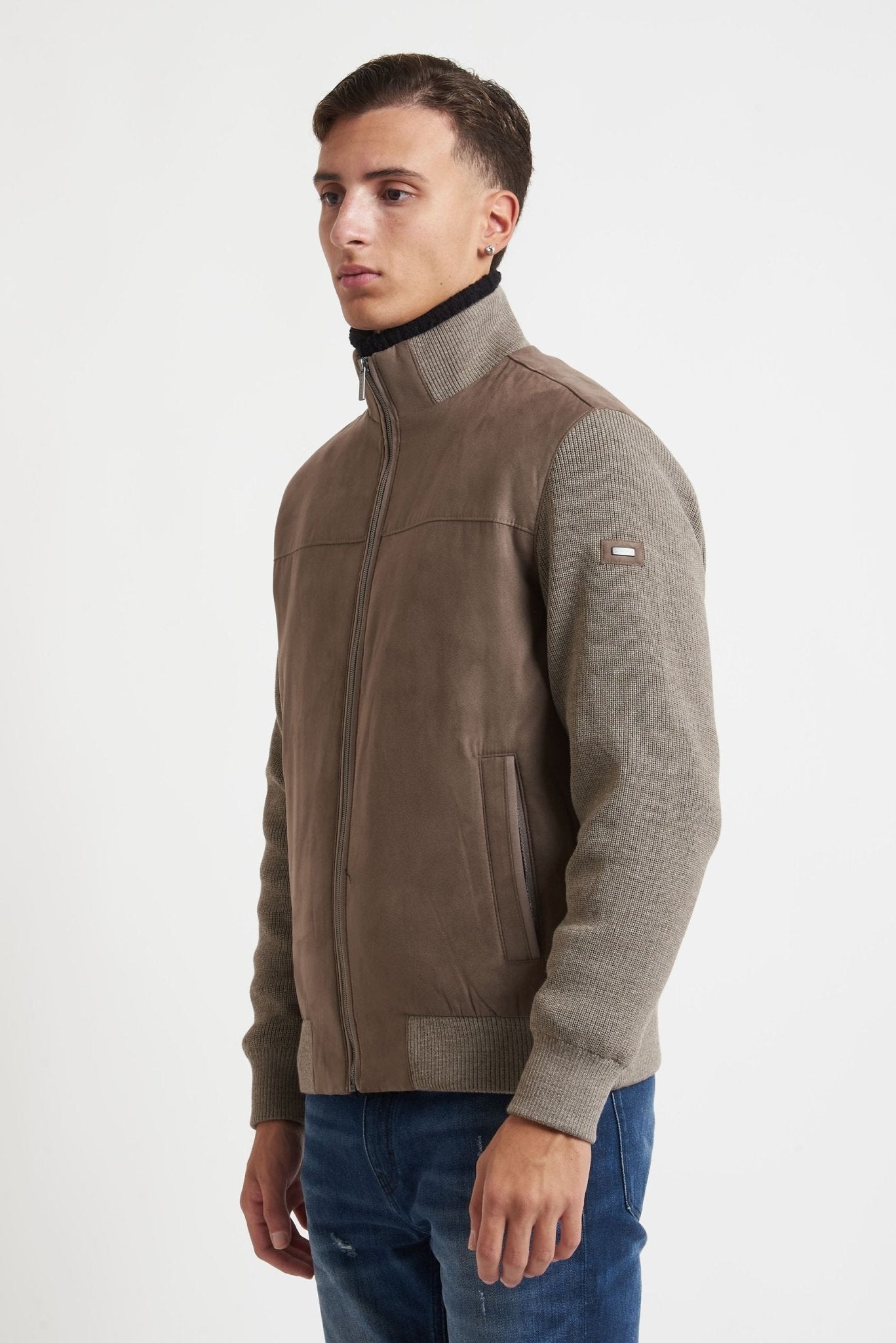 Maglia Giubbino BUGATTI con Collo Alto e Chiusura a Cerniera 85553D - De Matteo Uomo