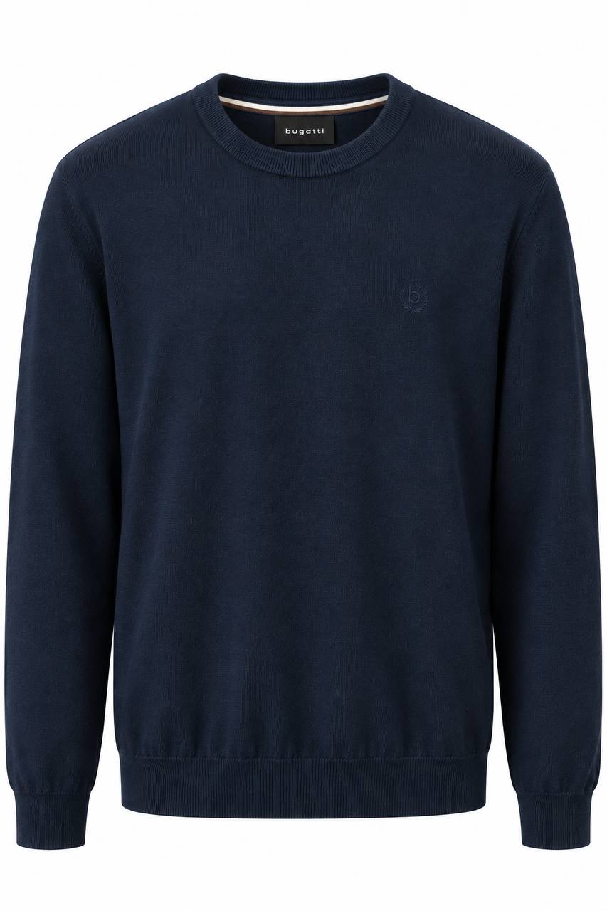 Maglia Uomo Basic Girocollo con Logo Tinta su Tinta - De Matteo Uomo