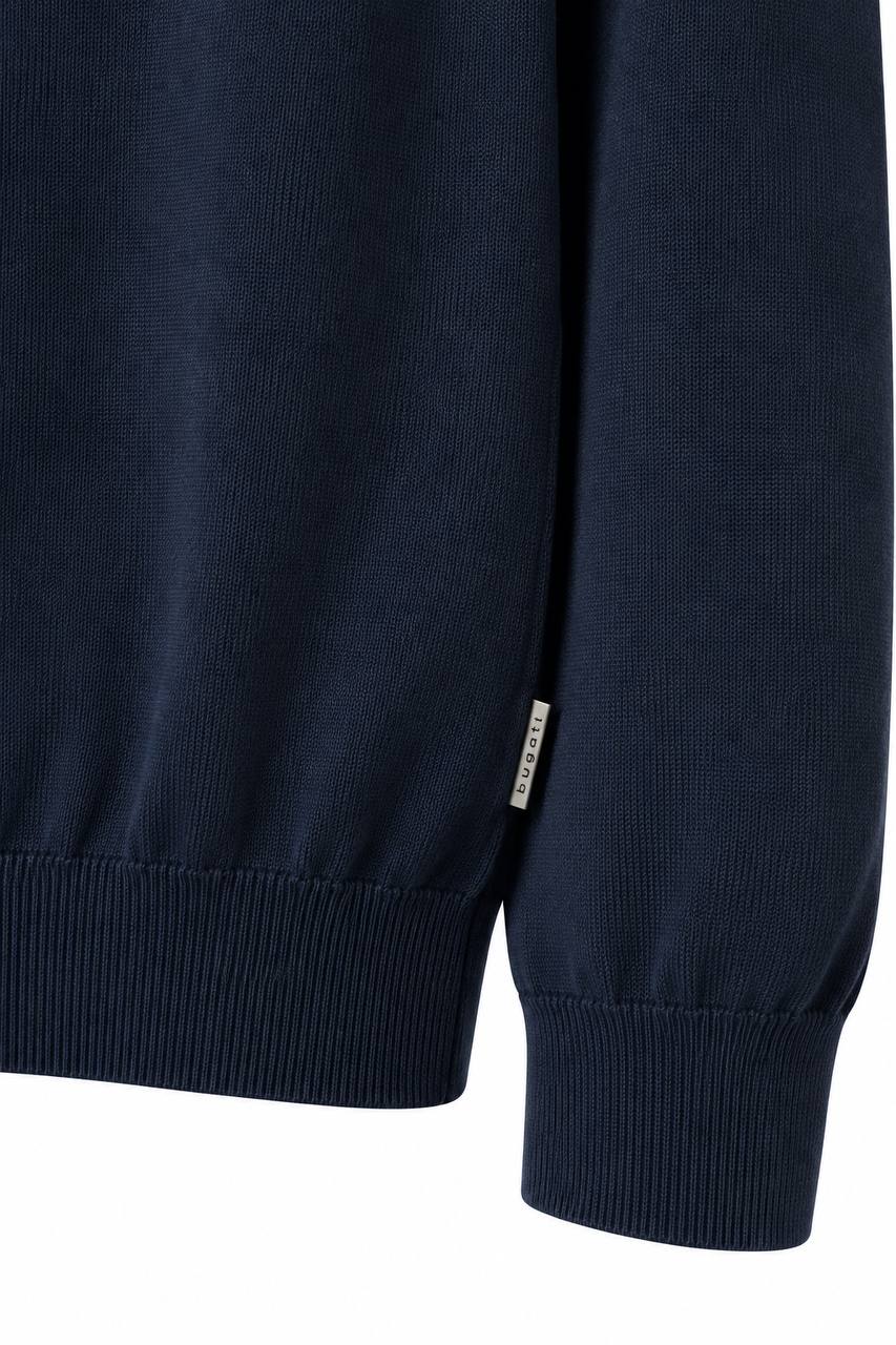 Maglia Uomo Basic Girocollo con Logo Tinta su Tinta - De Matteo Uomo