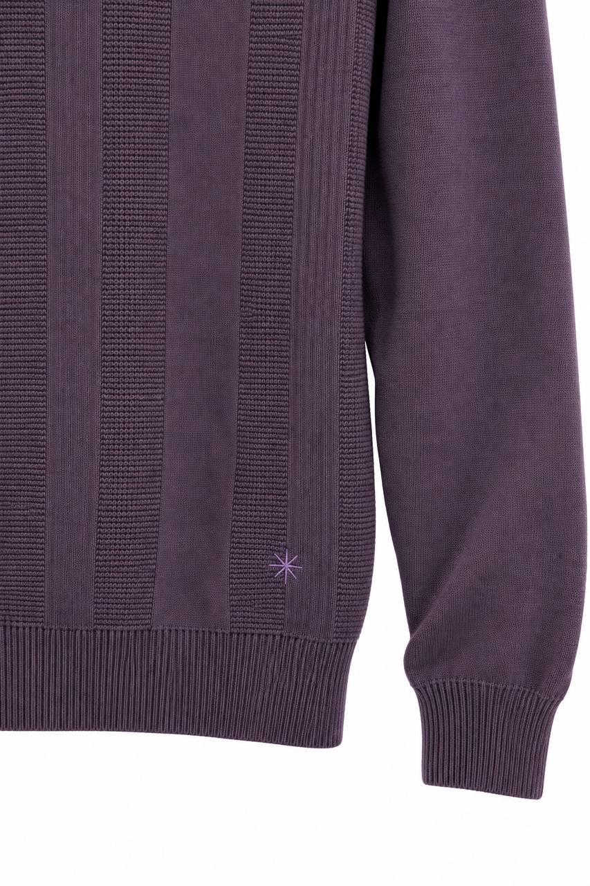 Maglia Uomo Basic Girocollo in Lana e Fibra Acrilica - De Matteo Uomo
