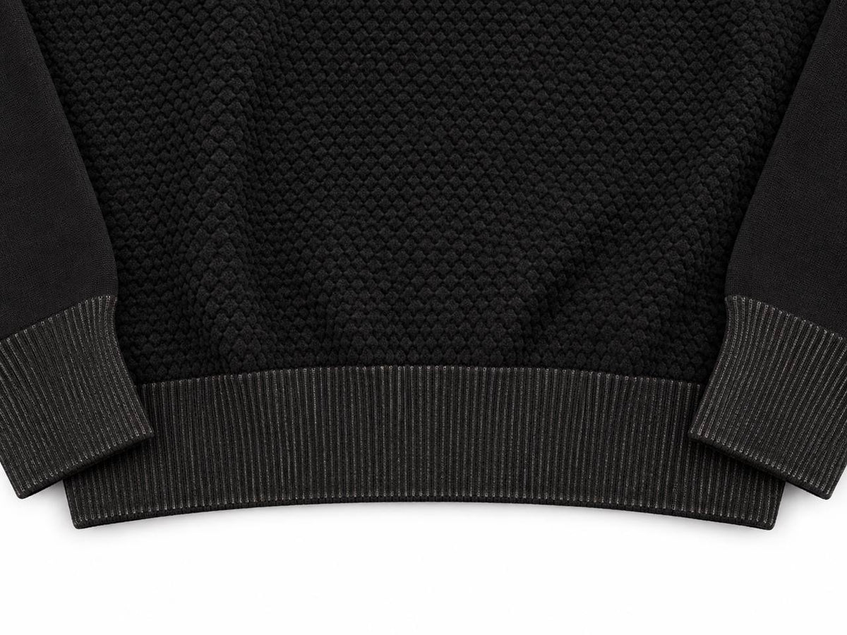 Maglia Uomo Mezzocollo con Trama Frontale - De Matteo Uomo