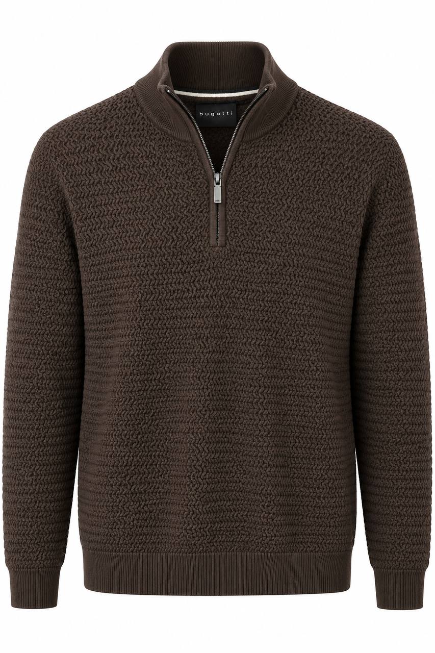 Maglia Uomo Mezzocollo con Zip - De Matteo Uomo