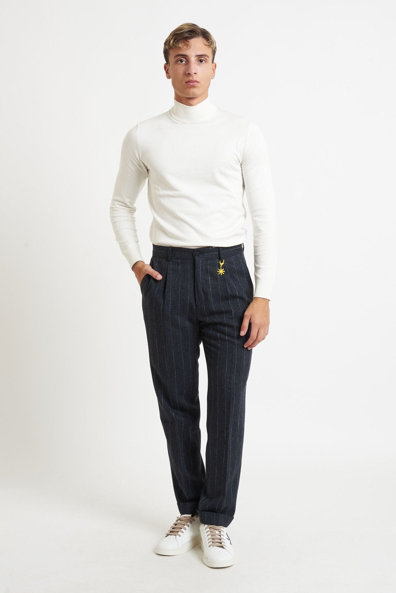 manuel ritz - Pantaloni - P1658. - De Matteo Uomo