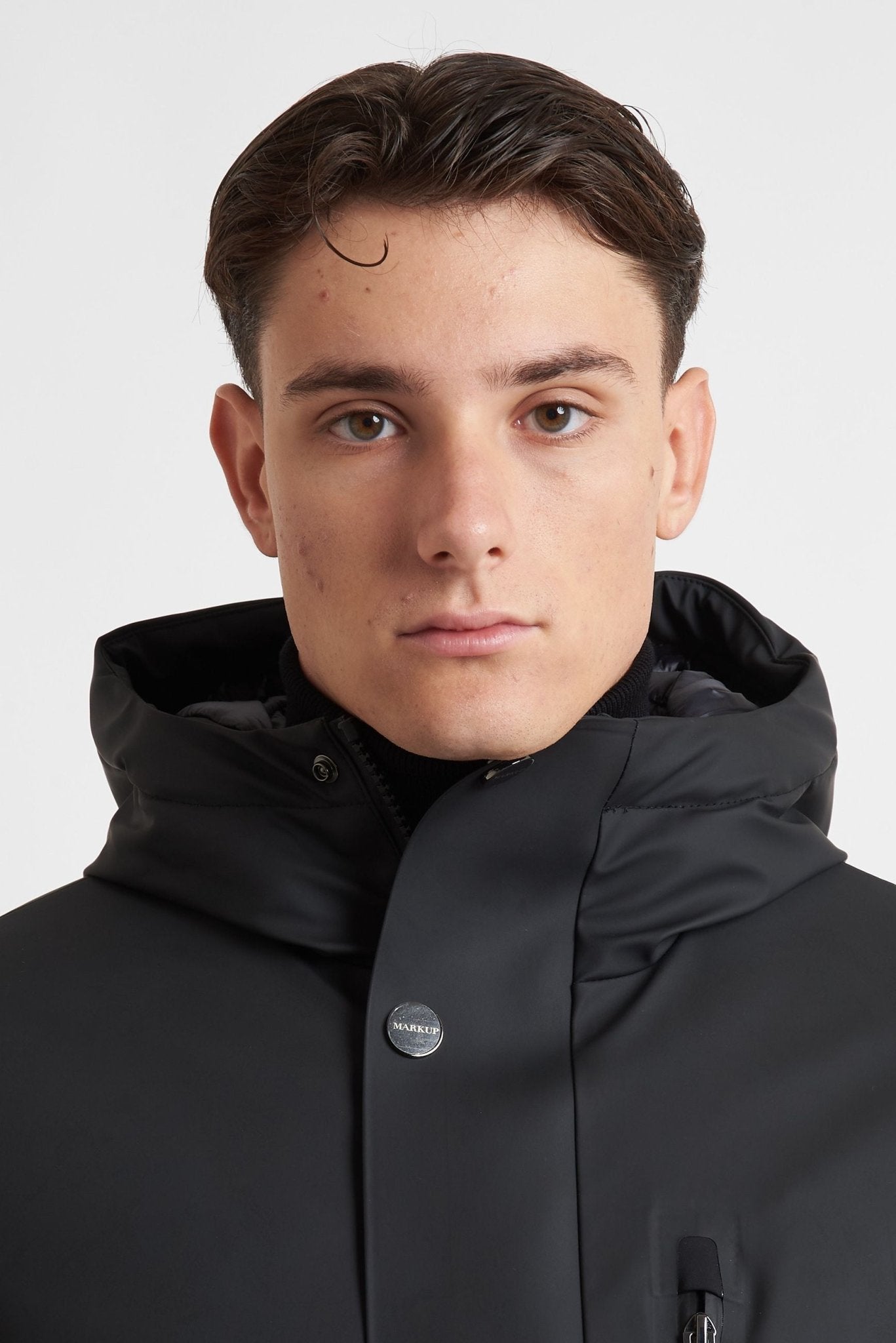 MARK UP PARKA GOMMATO CON CAPPUCCIO MODELLO MK9940025 - De Matteo Uomo