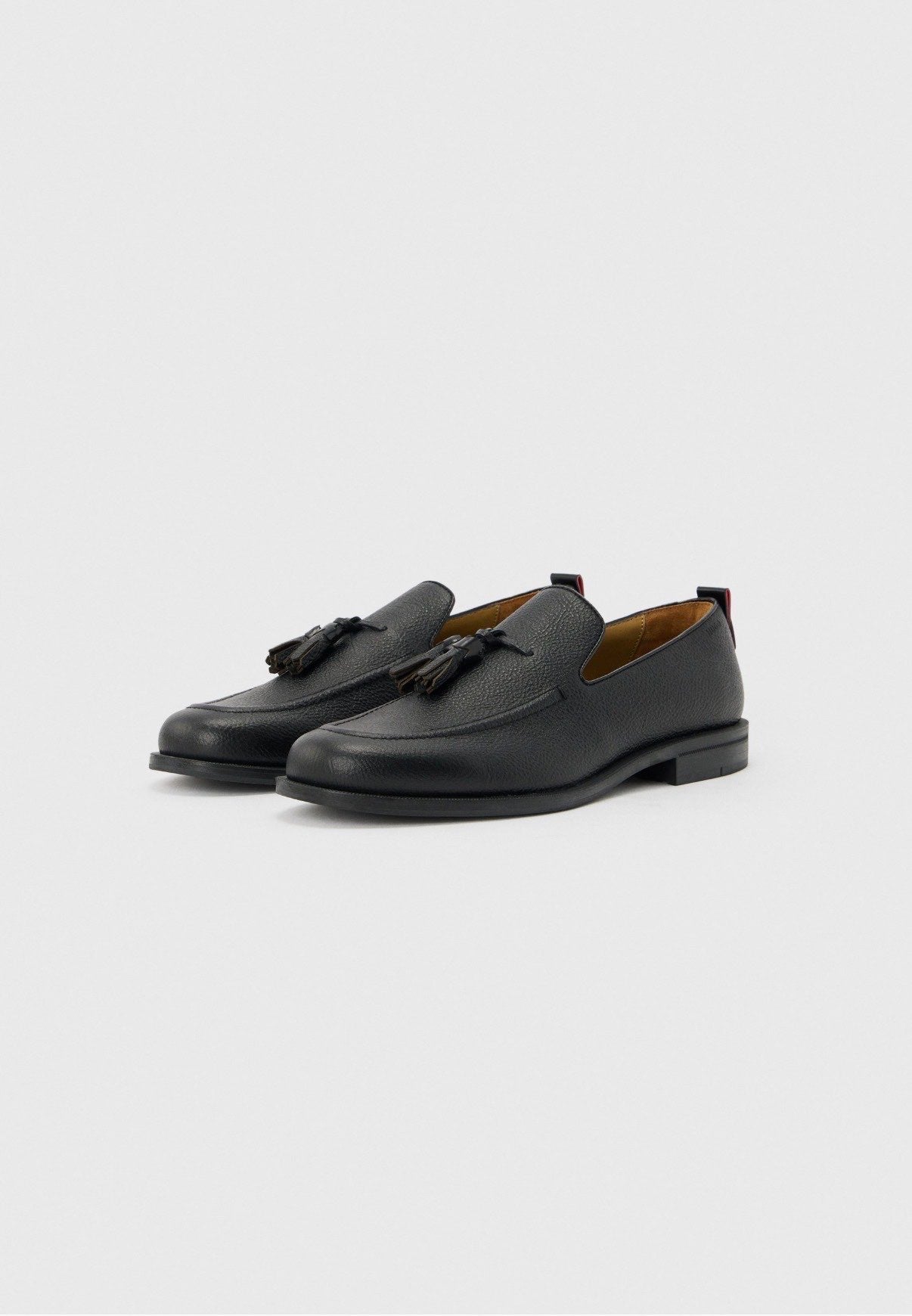 Mocassini con Nappine in Pelle Martellata 100% - De Matteo Uomo