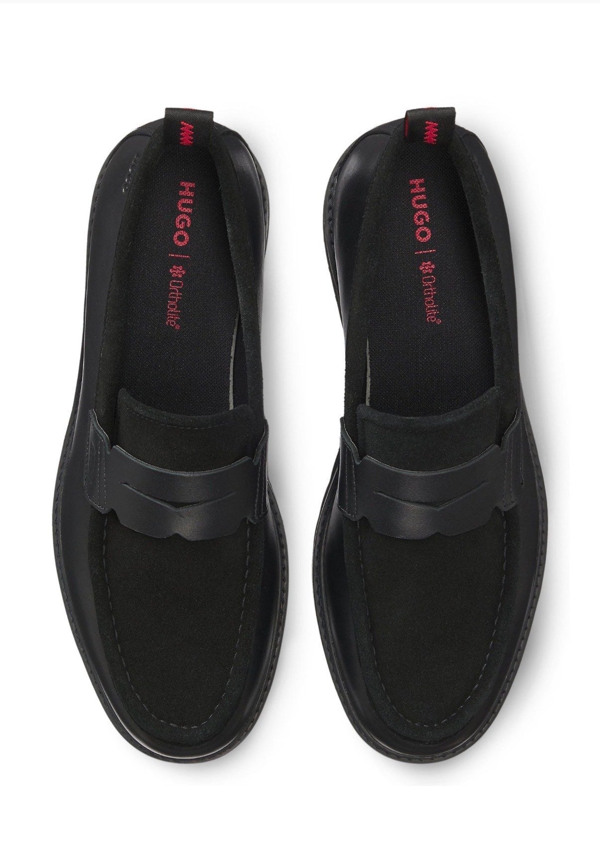 Mocassino in Pelle e Camoscio con Fascia e Suola Carro Armato - De Matteo Uomo