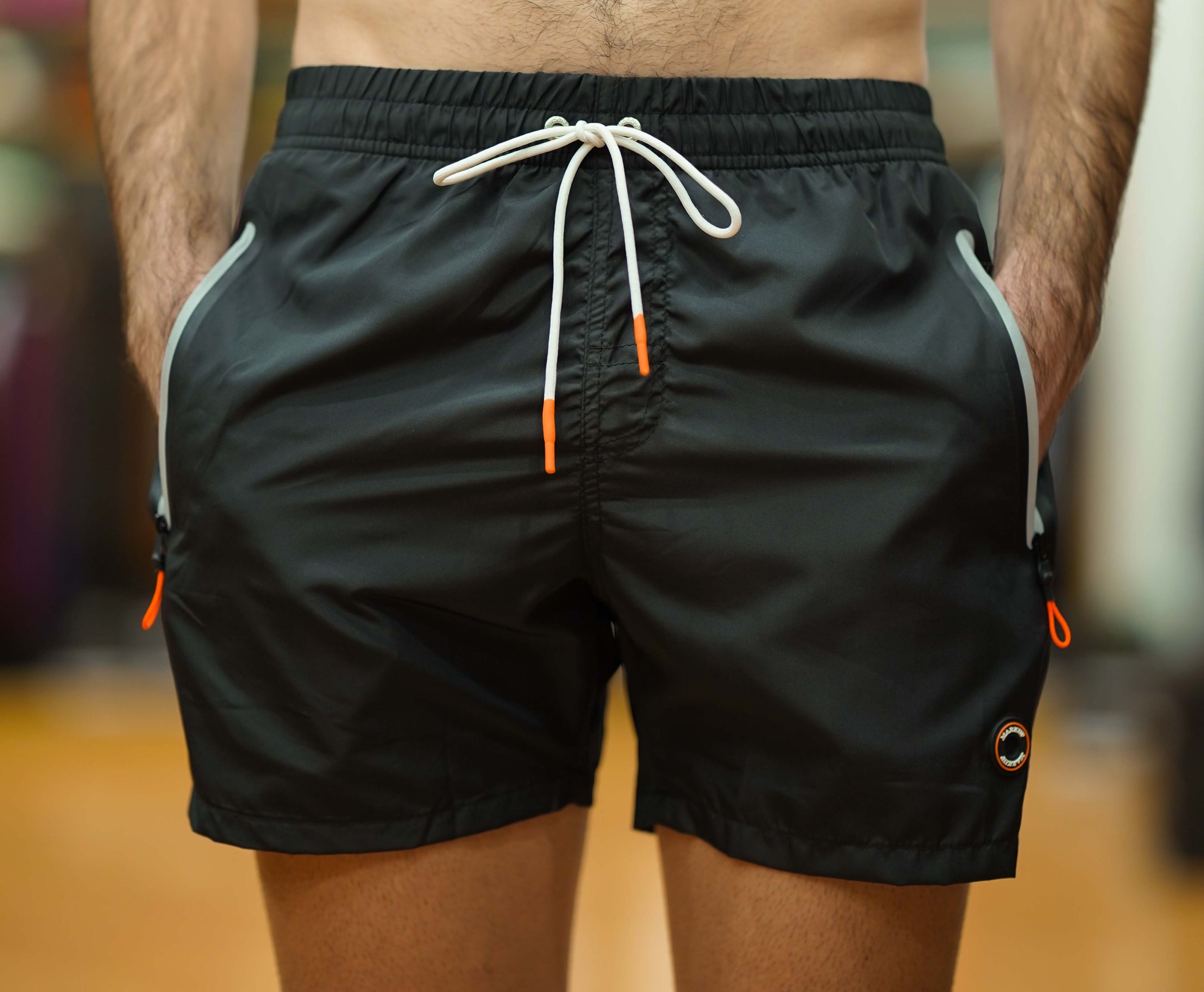 Costume a Pantaloncino con Tasche Termosaldate