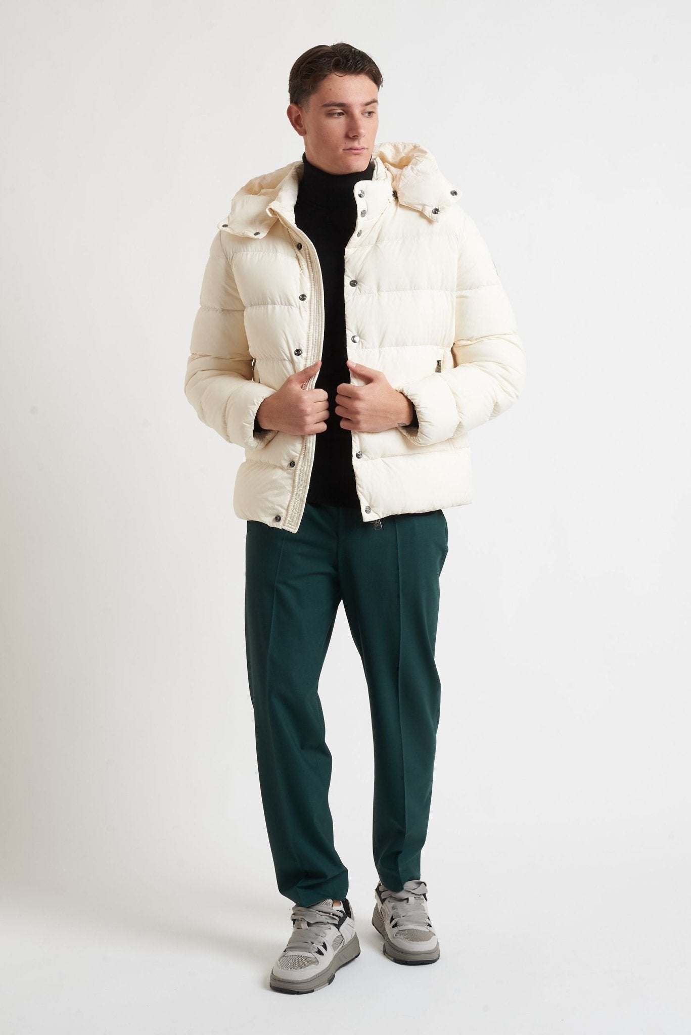 OOSY Sirius Piumino Imbottito in Nylon Vera Piuma modello sy94403 - De Matteo Uomo