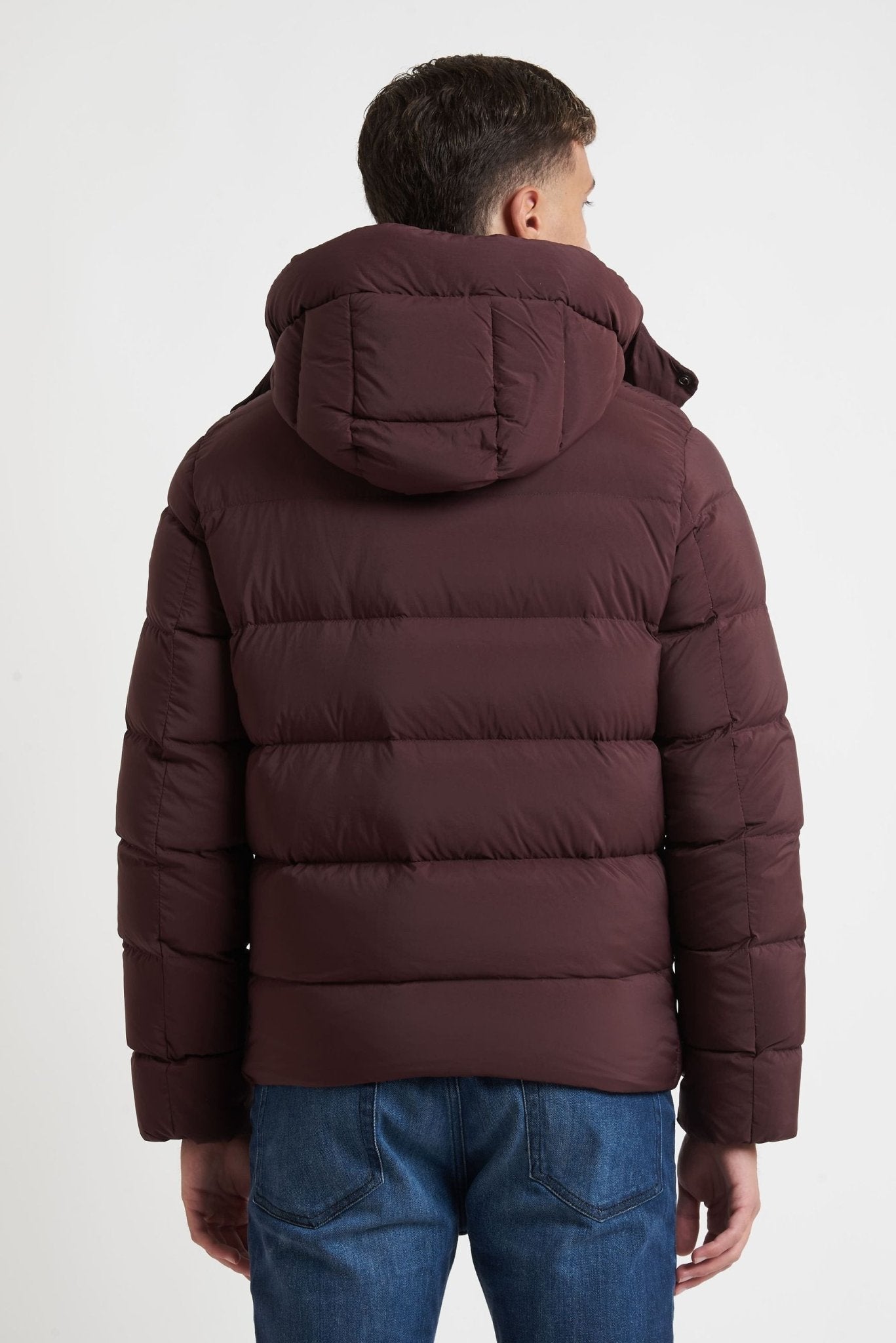 OOSY Sirius Piumino Imbottito in Nylon Vera Piuma modello sy94403 - De Matteo Uomo