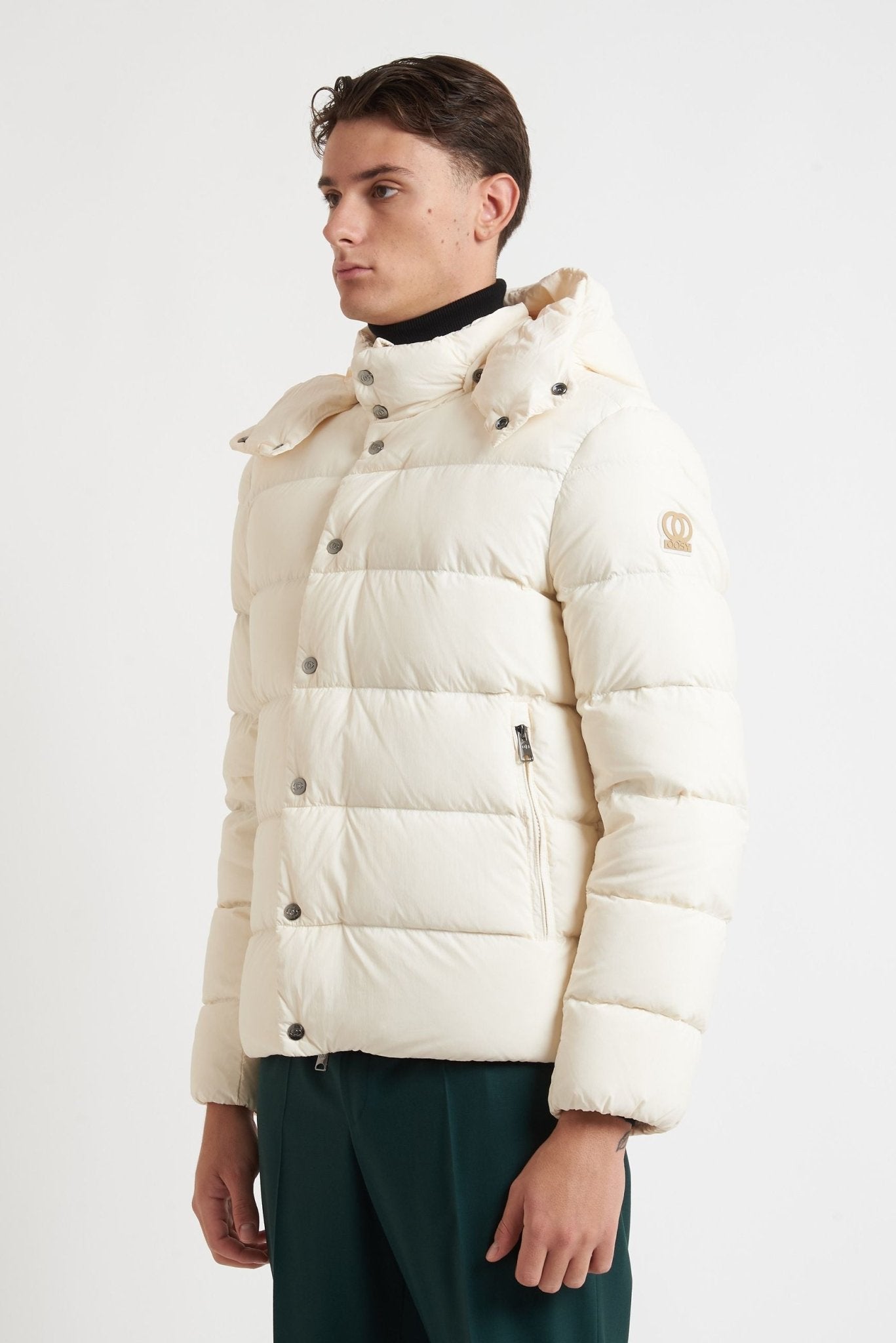 OOSY Sirius Piumino Imbottito in Nylon Vera Piuma modello sy94403 - De Matteo Uomo