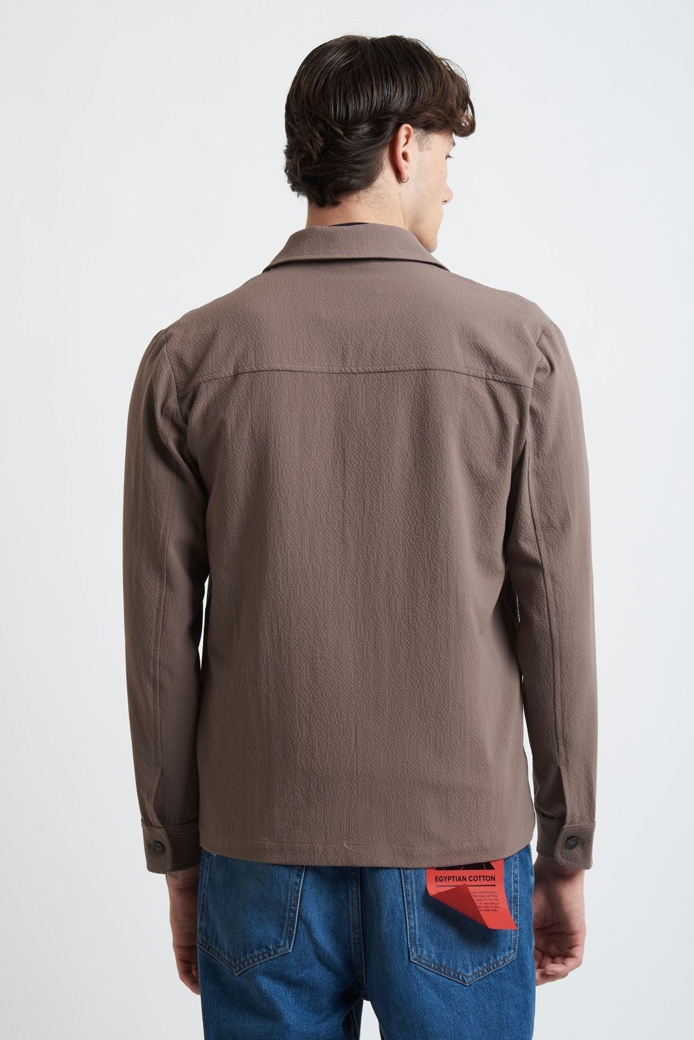 Over Shirt con Tasche a Top e Chiusura a Bottoni - De Matteo Uomo