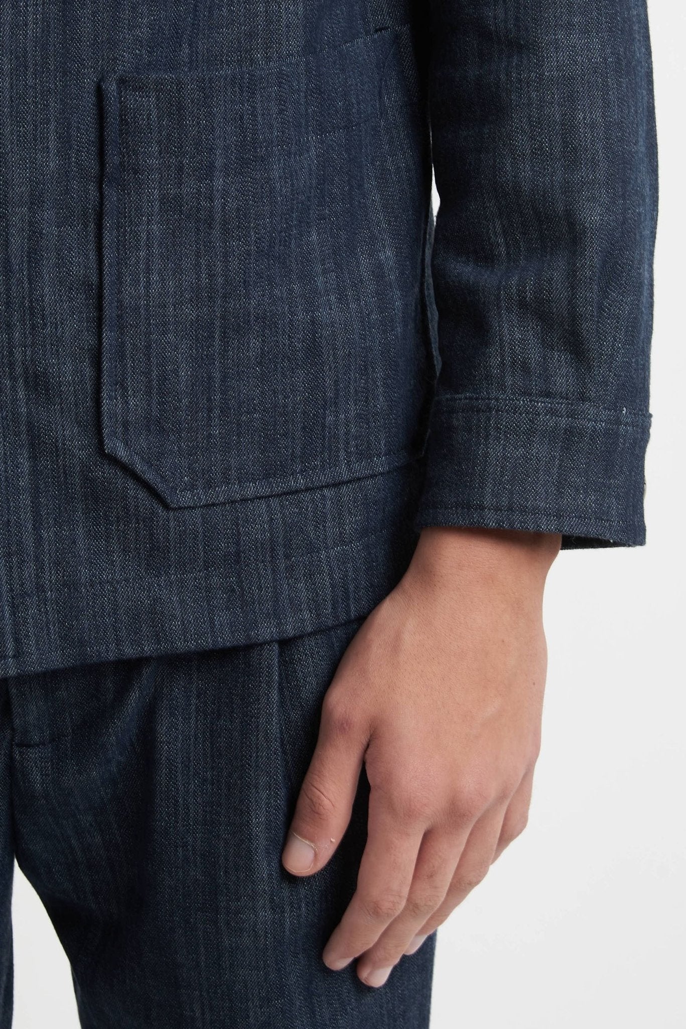 Over Shirt con Tasconi e Chiusura a Bottone - De Matteo Uomo