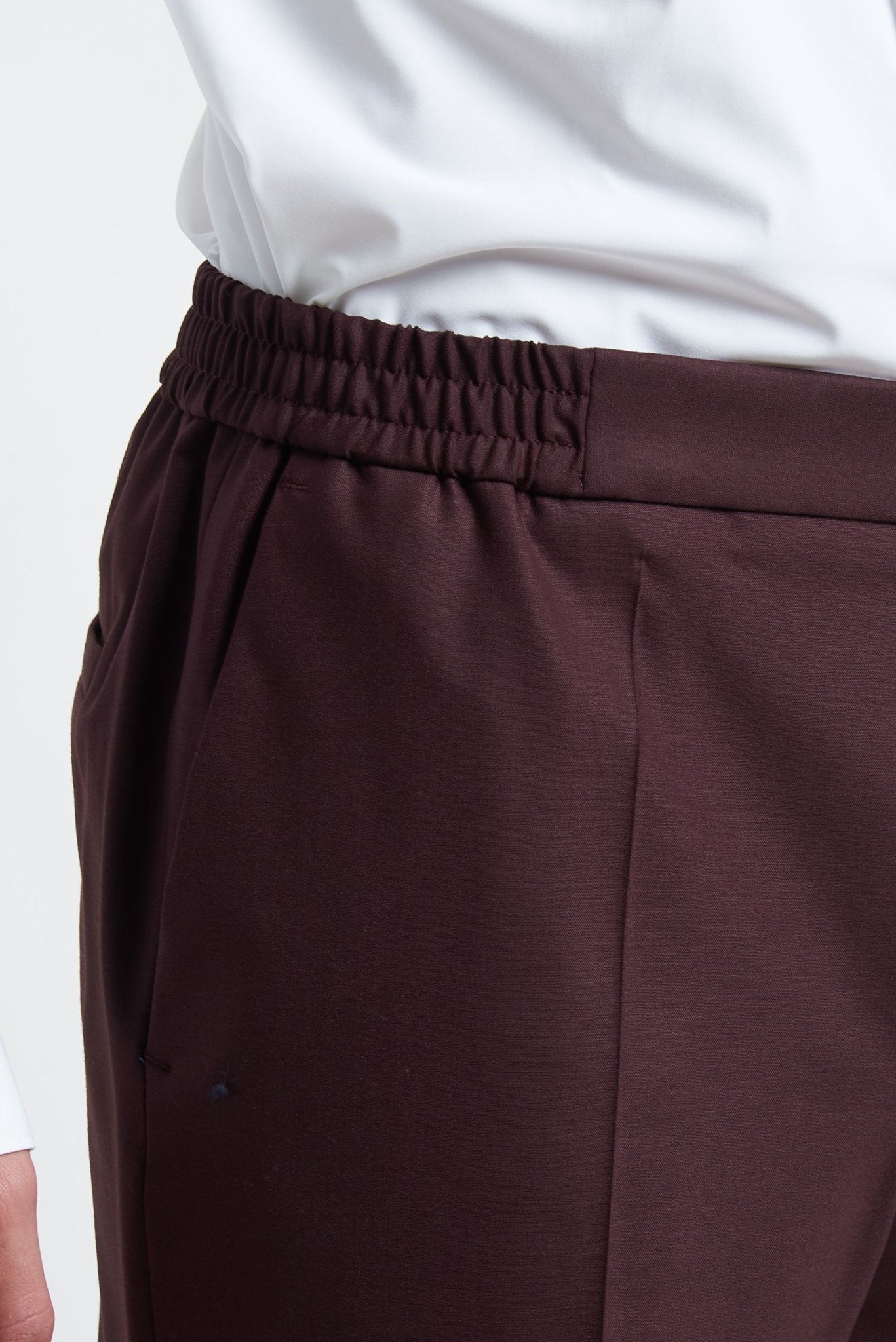 Pantalone Coordinato con Elastico in Vita e Tasche a Filo - De Matteo Uomo