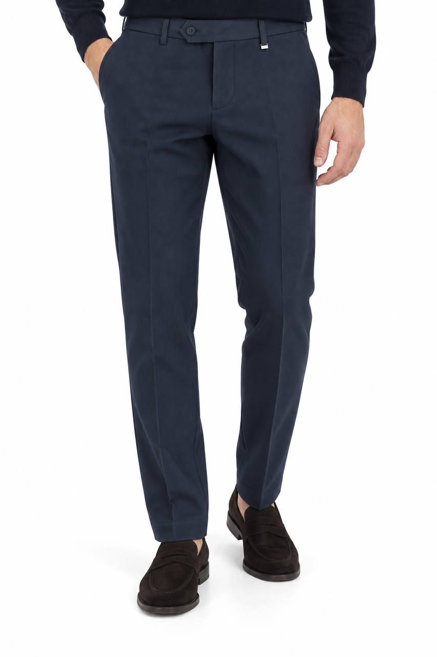 Pantalone Uomo Coordinato Basic in Lana - De Matteo Uomo
