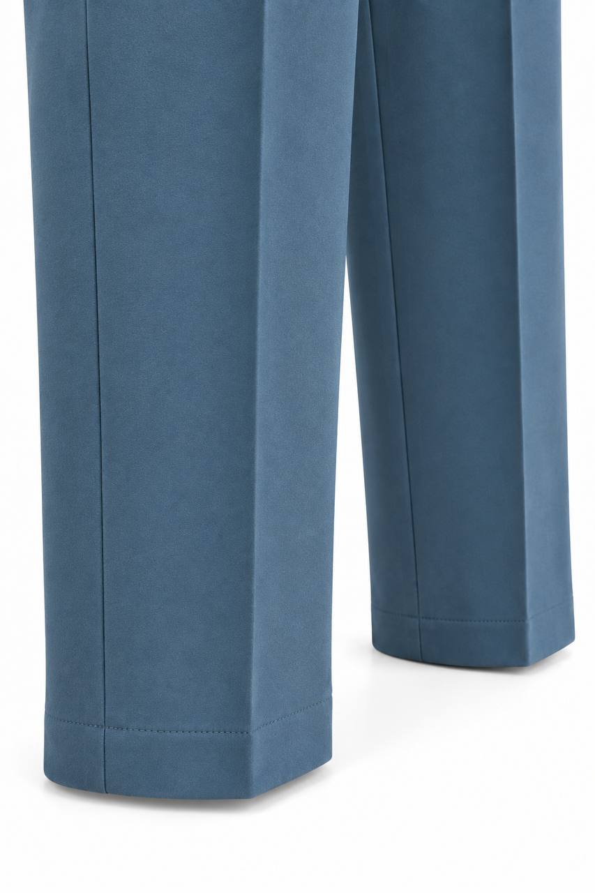 Pantalone Uomo Coordinato Basic in Lana - De Matteo Uomo